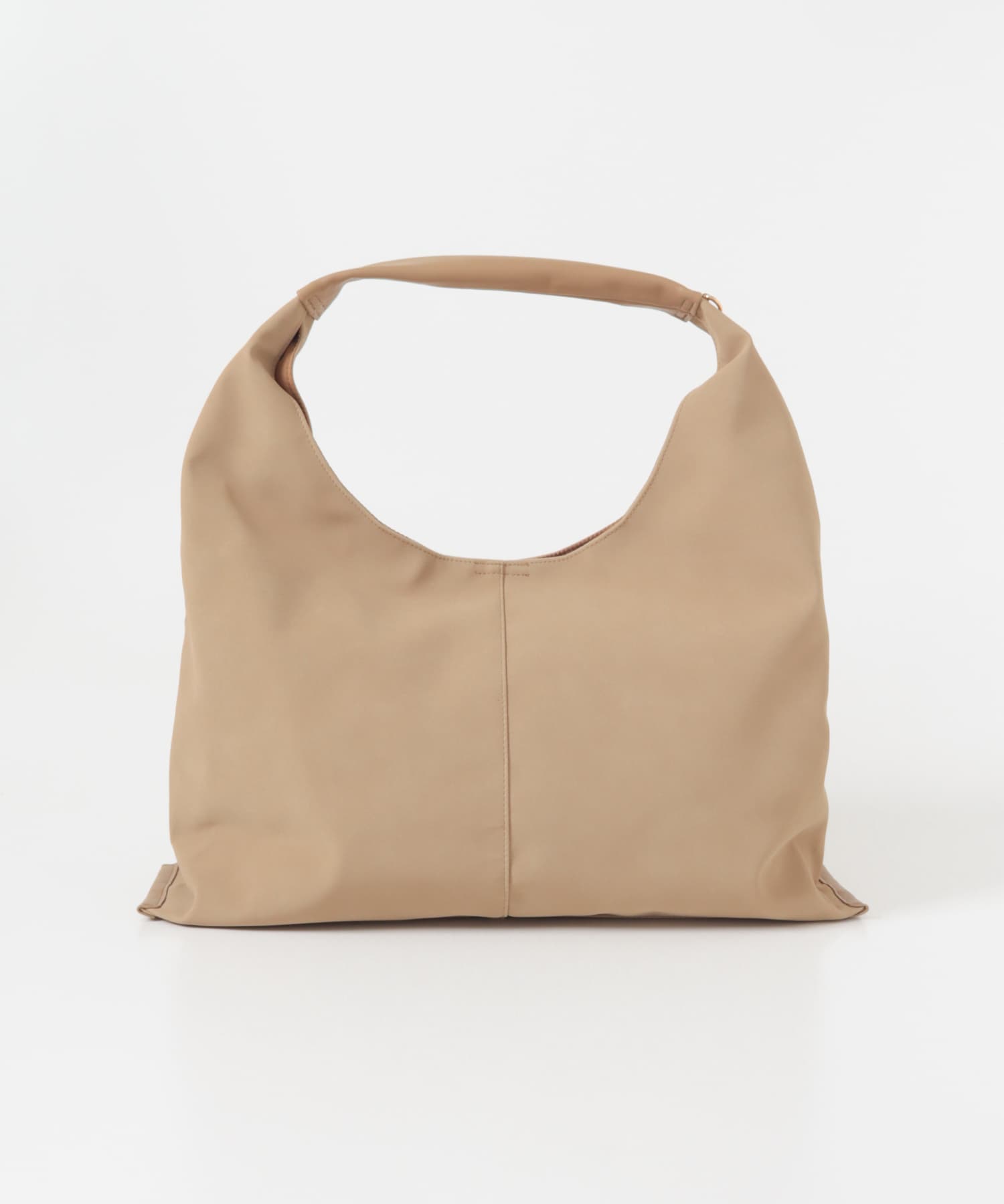 スエード調ワンハンドルトートバッグ BEIGE One