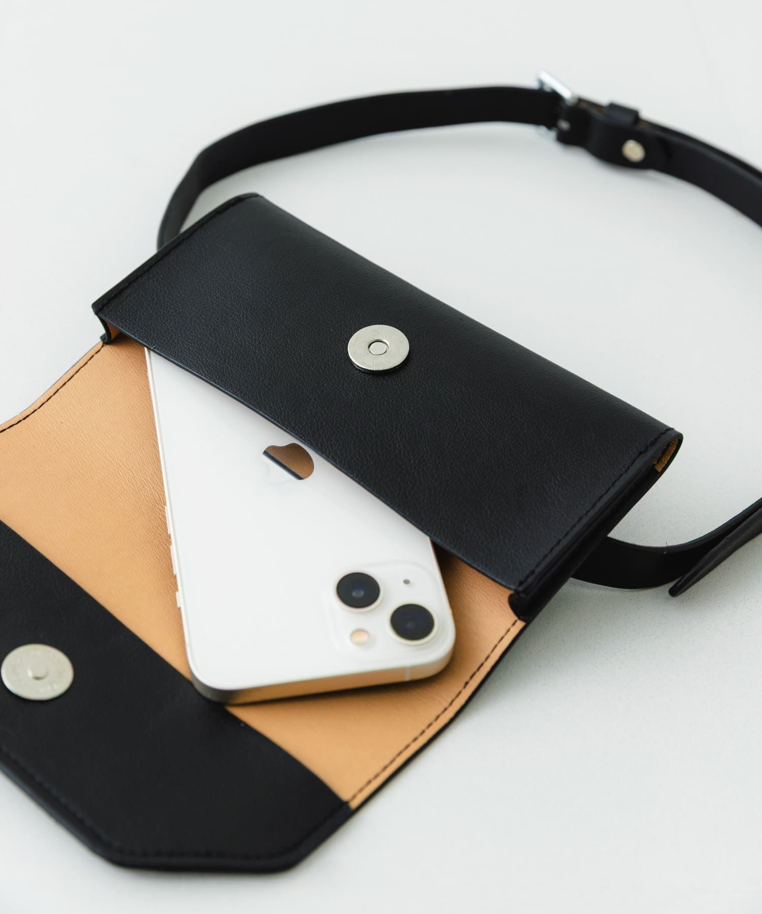 ウエストポーチベルトバッグ BLACK One