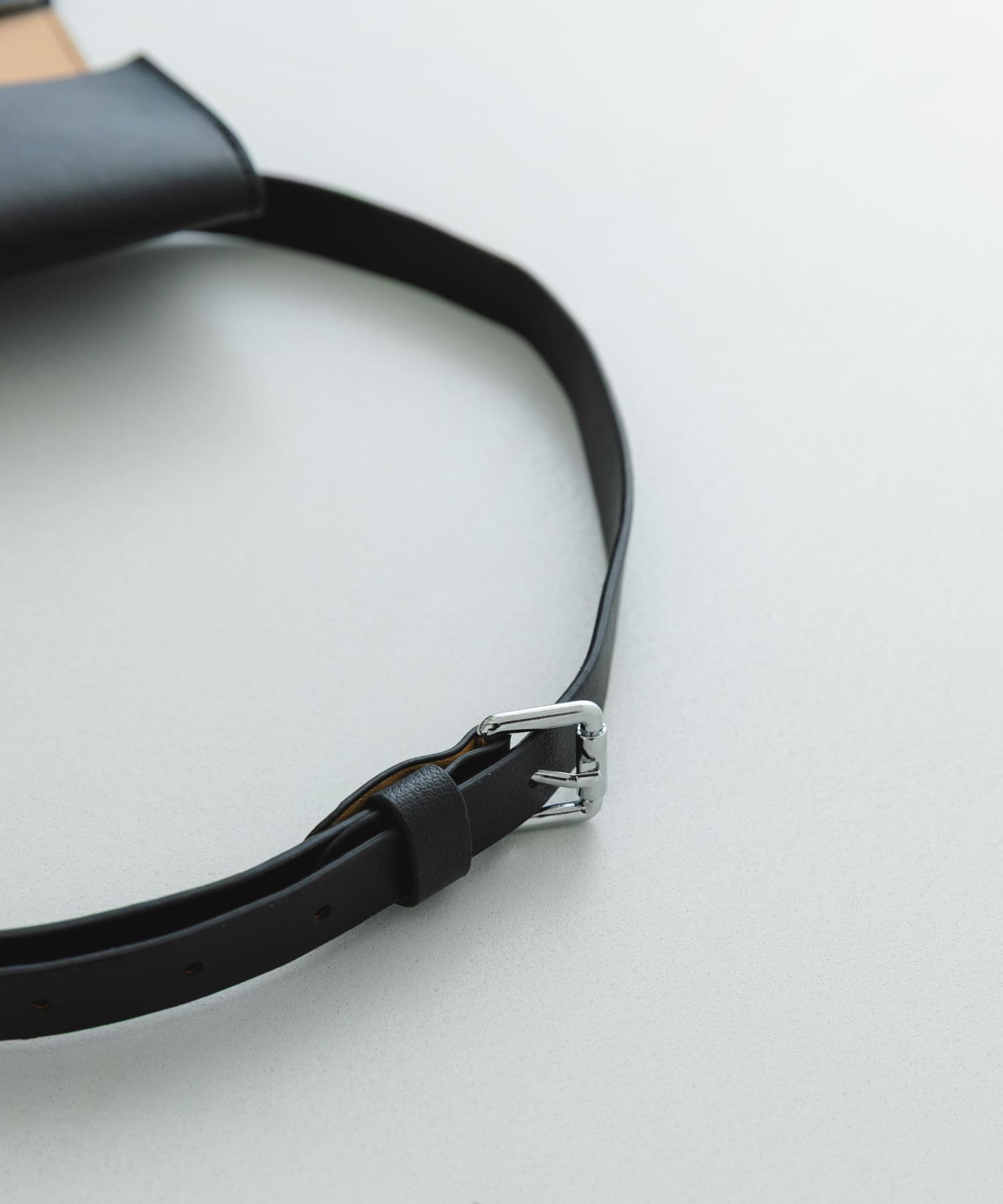 ウエストポーチベルトバッグ BLACK One
