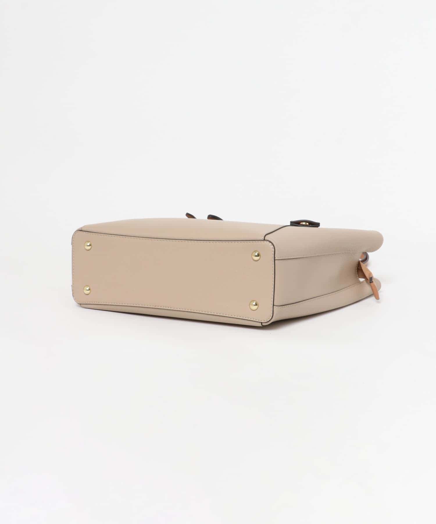 チャーム付A4トートバッグ SAND BEIGE one