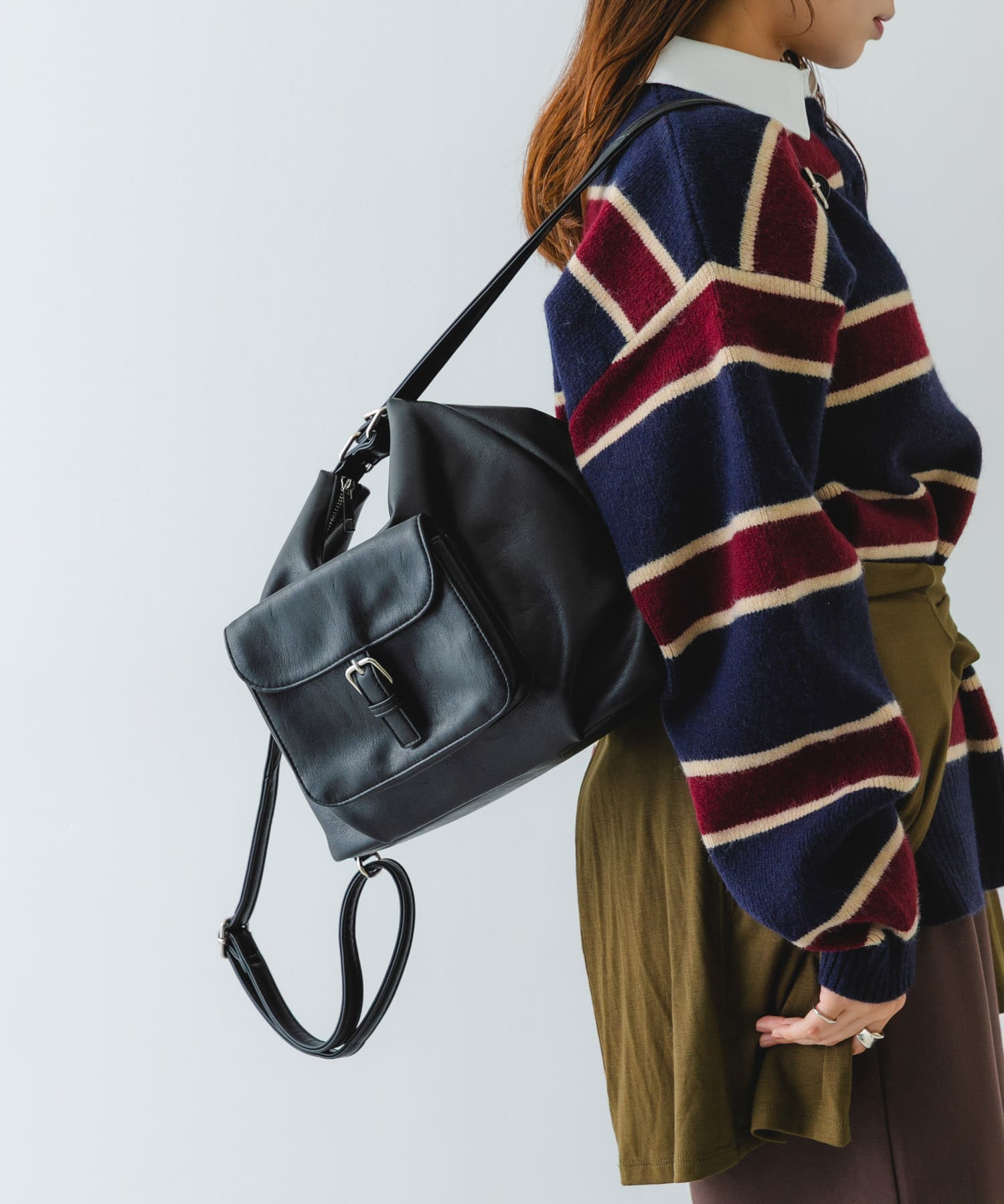 2WAYショルダーリュック BLACK One