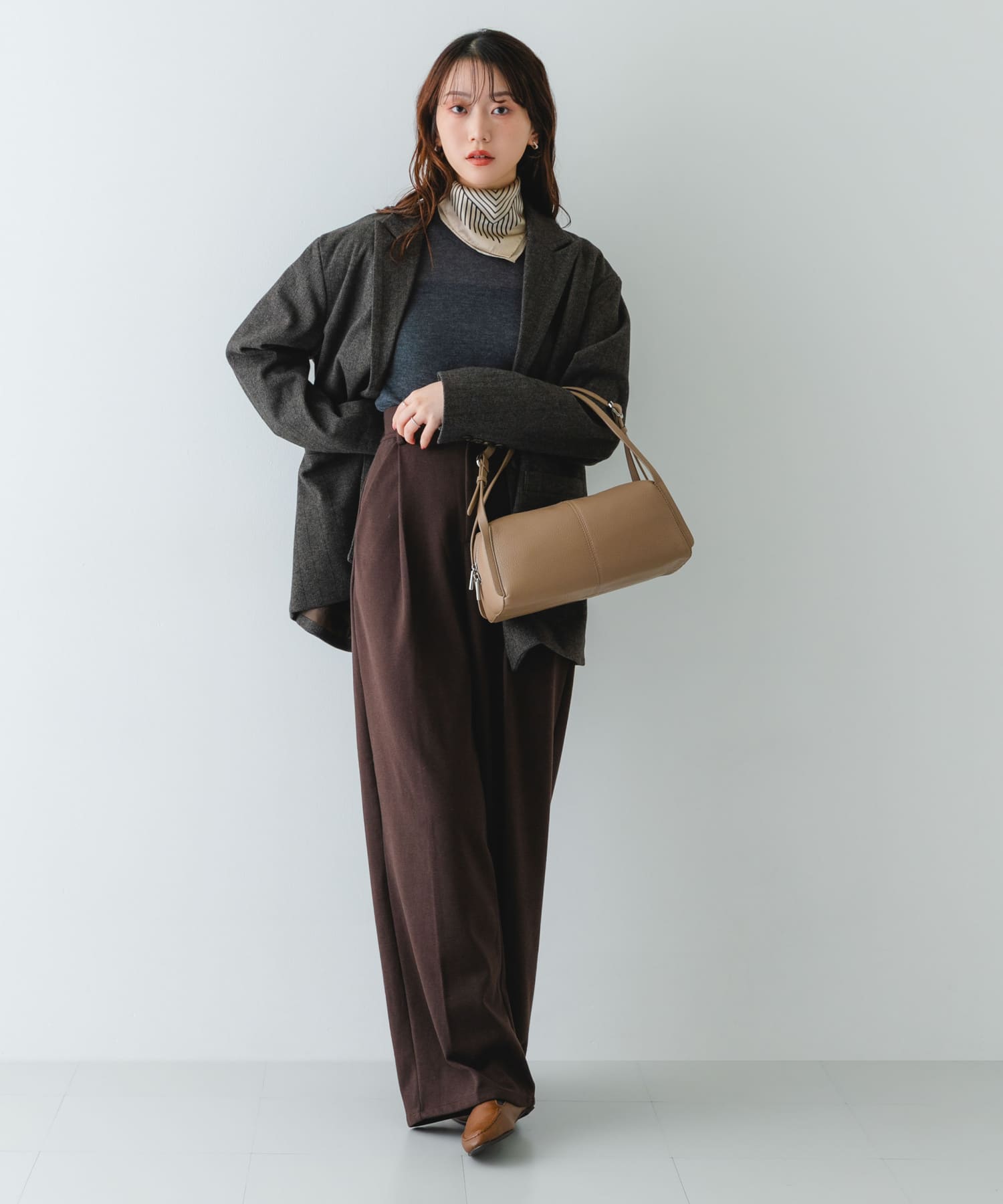 センターラインボストンバッグ BEIGE One