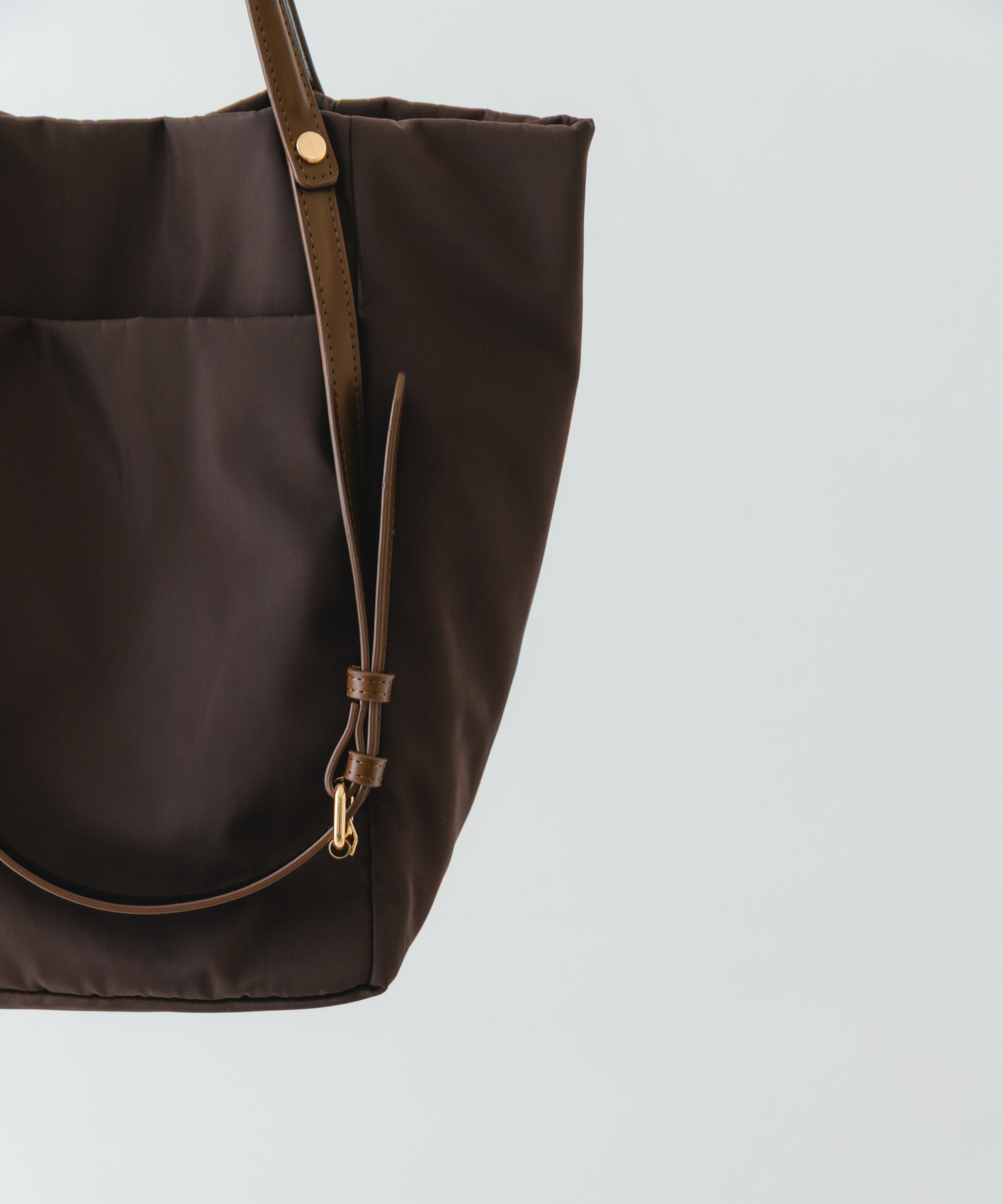 撥水2WAYハンドルバッグ BROWN one