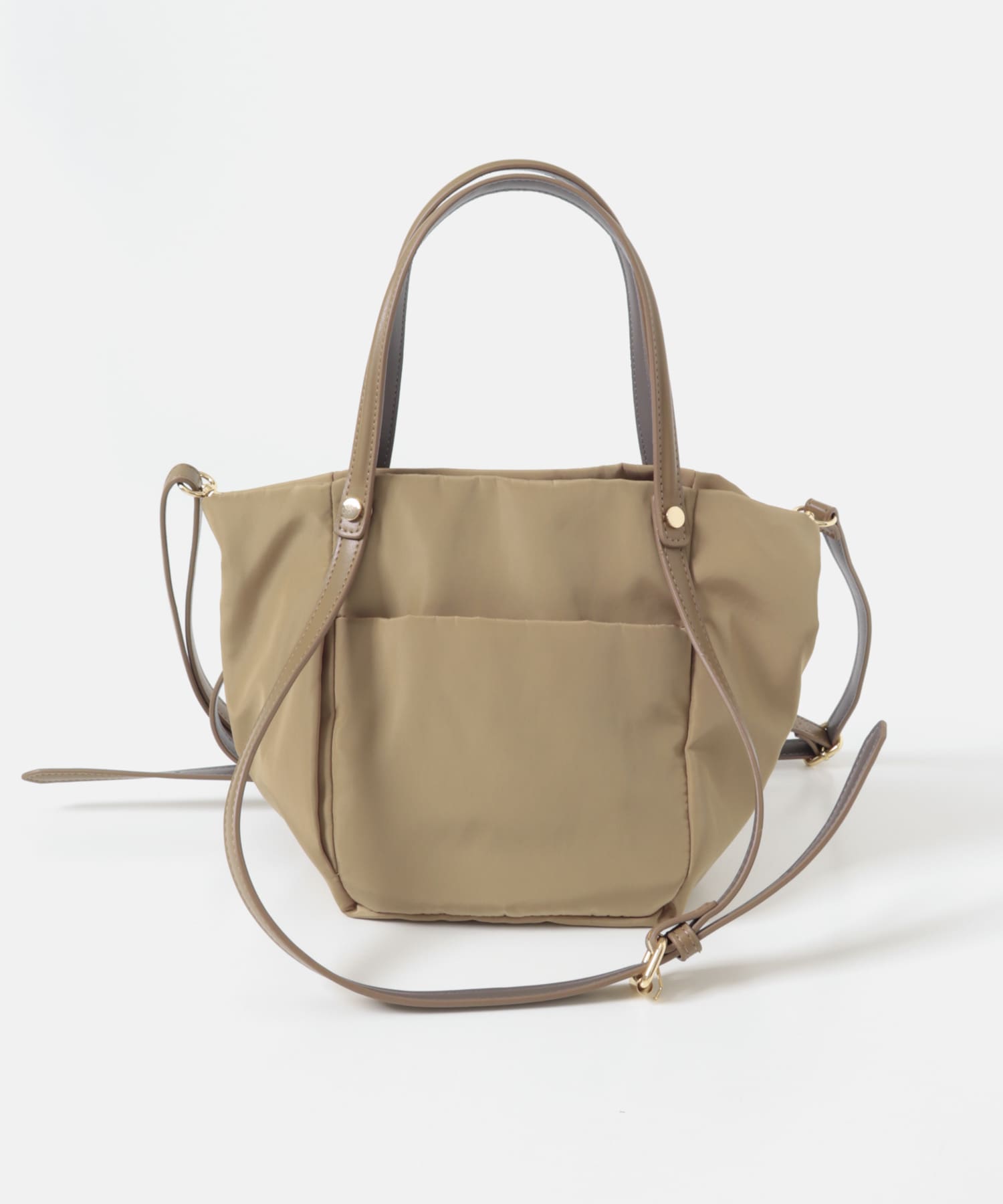 RODE SKO　撥水3WAYミニショルダーバッグ BEIGE one