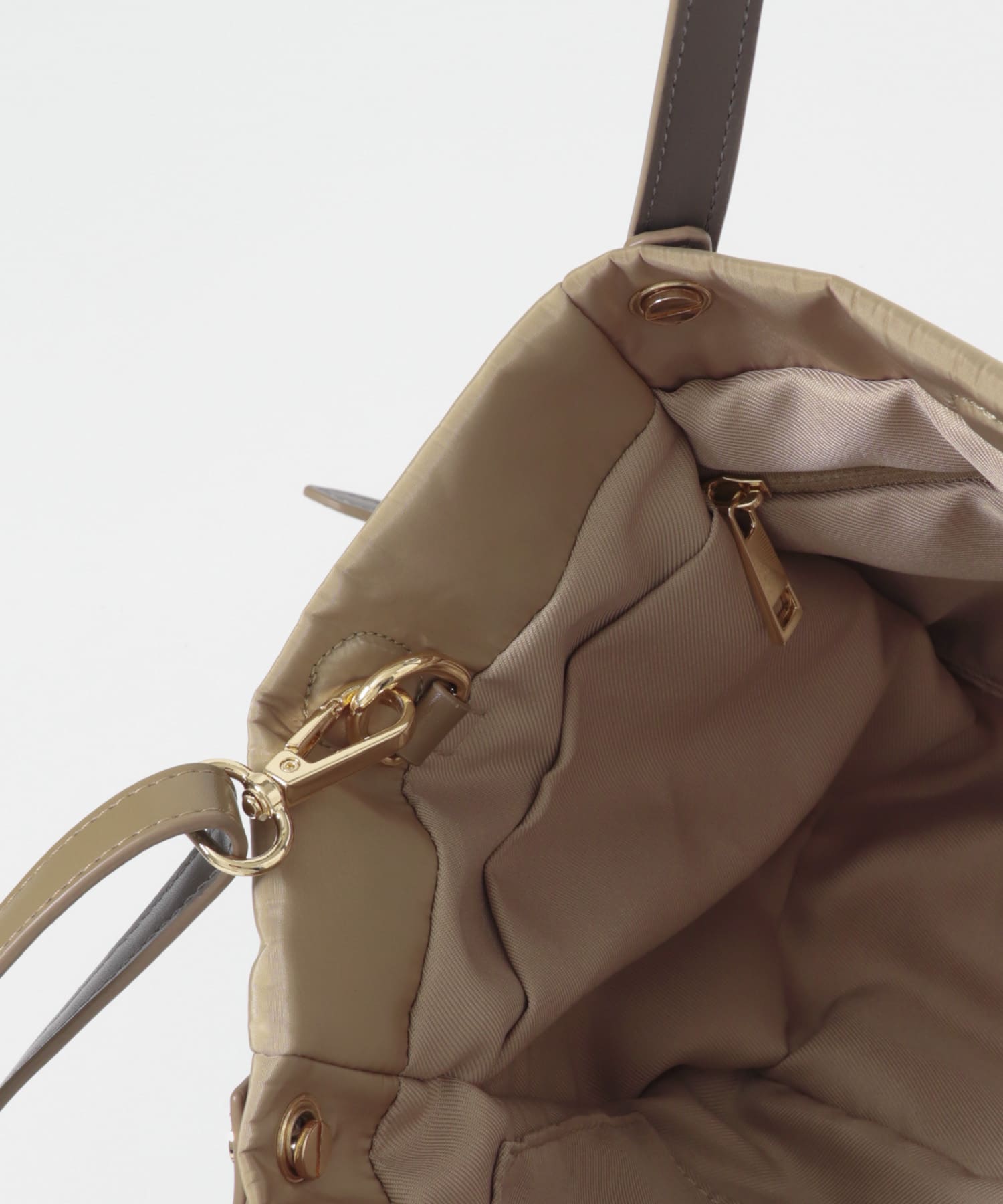 RODE SKO　撥水3WAYミニショルダーバッグ BEIGE one