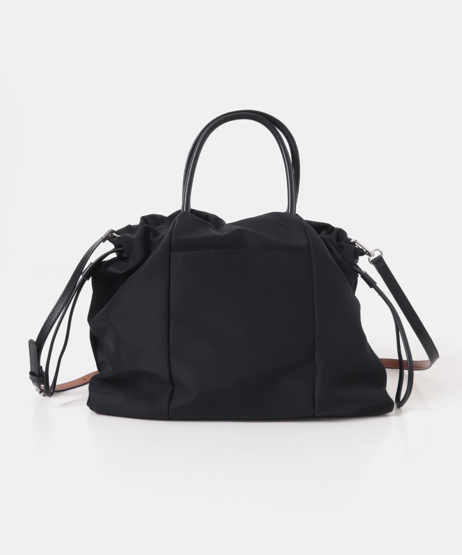 RODE SKO　ショルダー付撥水キンチャクバッグ BLACK one