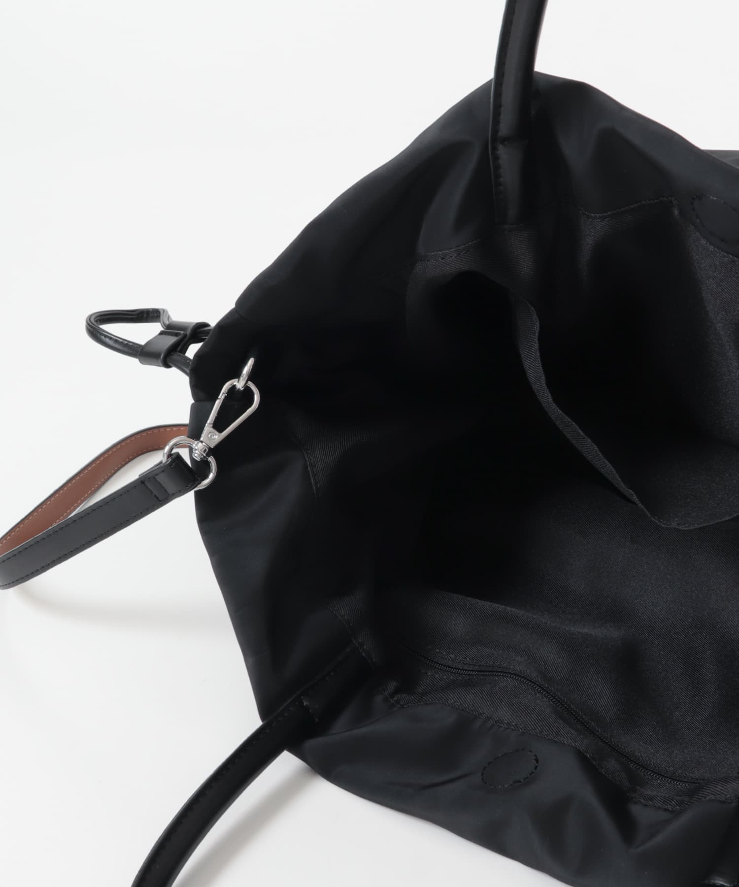 RODE SKO　ショルダー付撥水キンチャクバッグ BLACK one