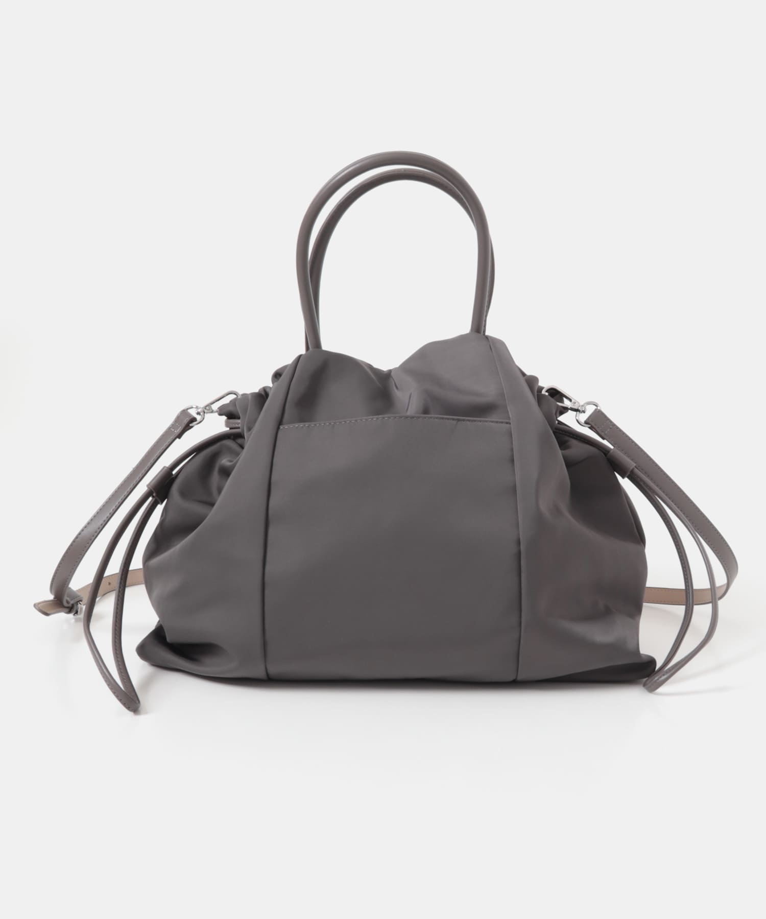 RODE SKO　ショルダー付撥水キンチャクバッグ GRAY one