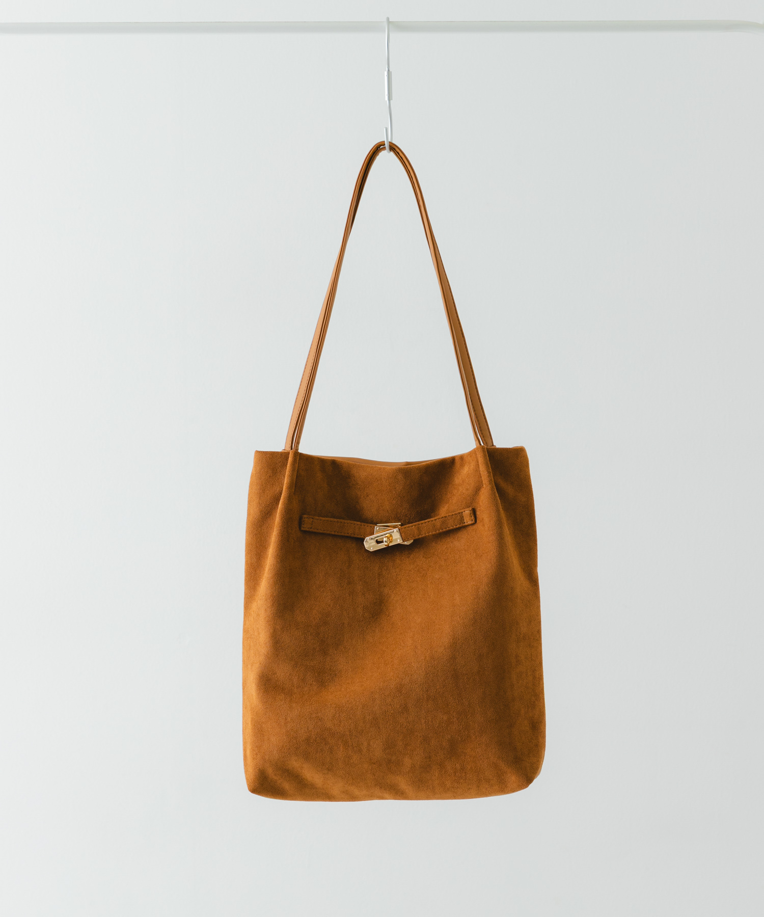ベージュ スエード トートバッグ スエードライクトートバッグ(one DARK BROWN): バッグ｜URBAN