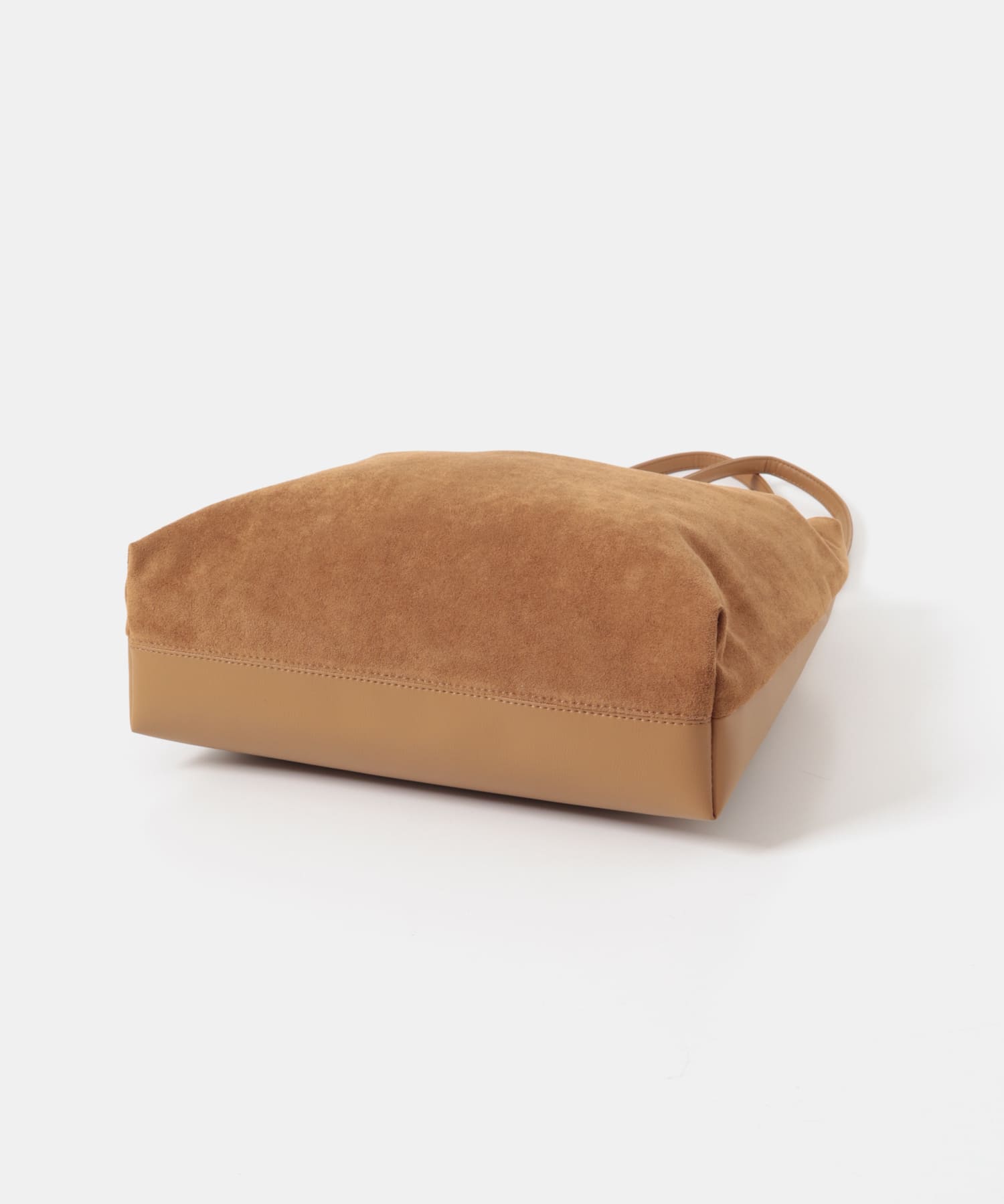 スエードライクトートバッグ CAMEL one