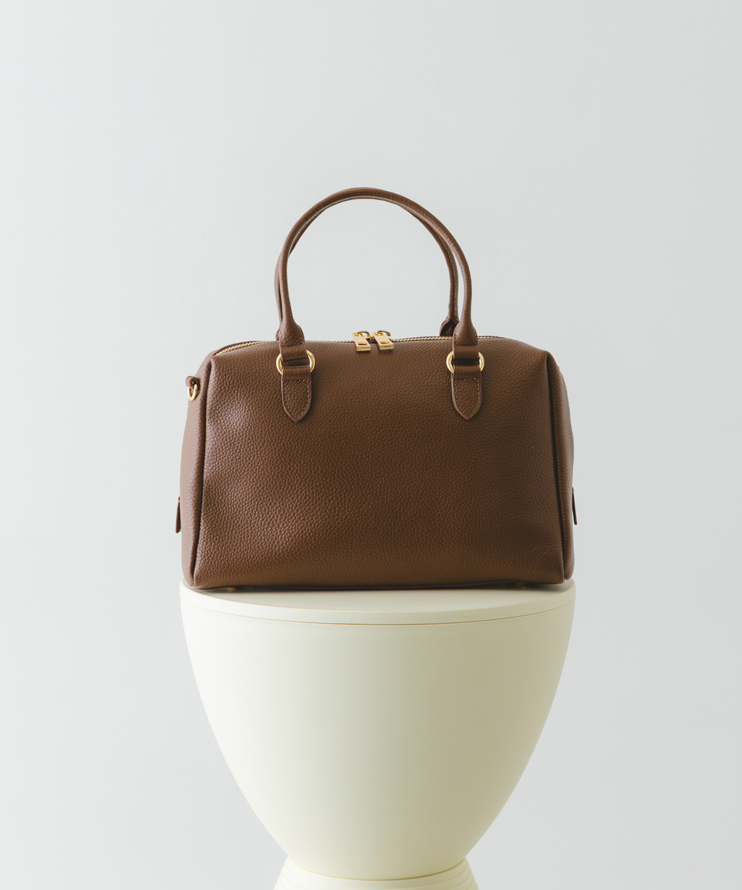 レザーボストンバッグ BROWN one