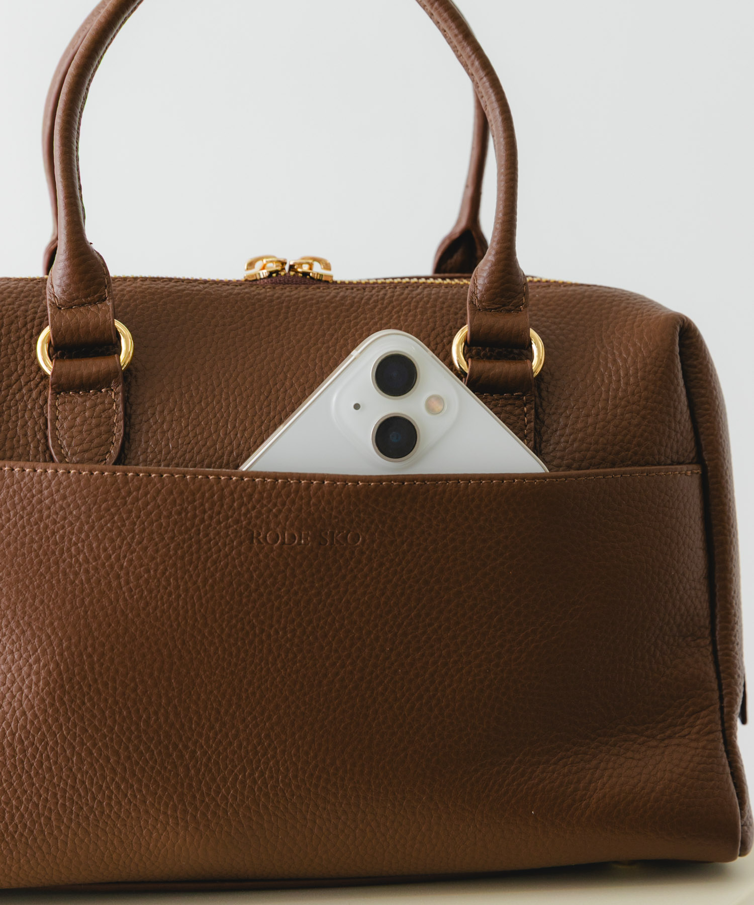 レザーボストンバッグ BROWN one