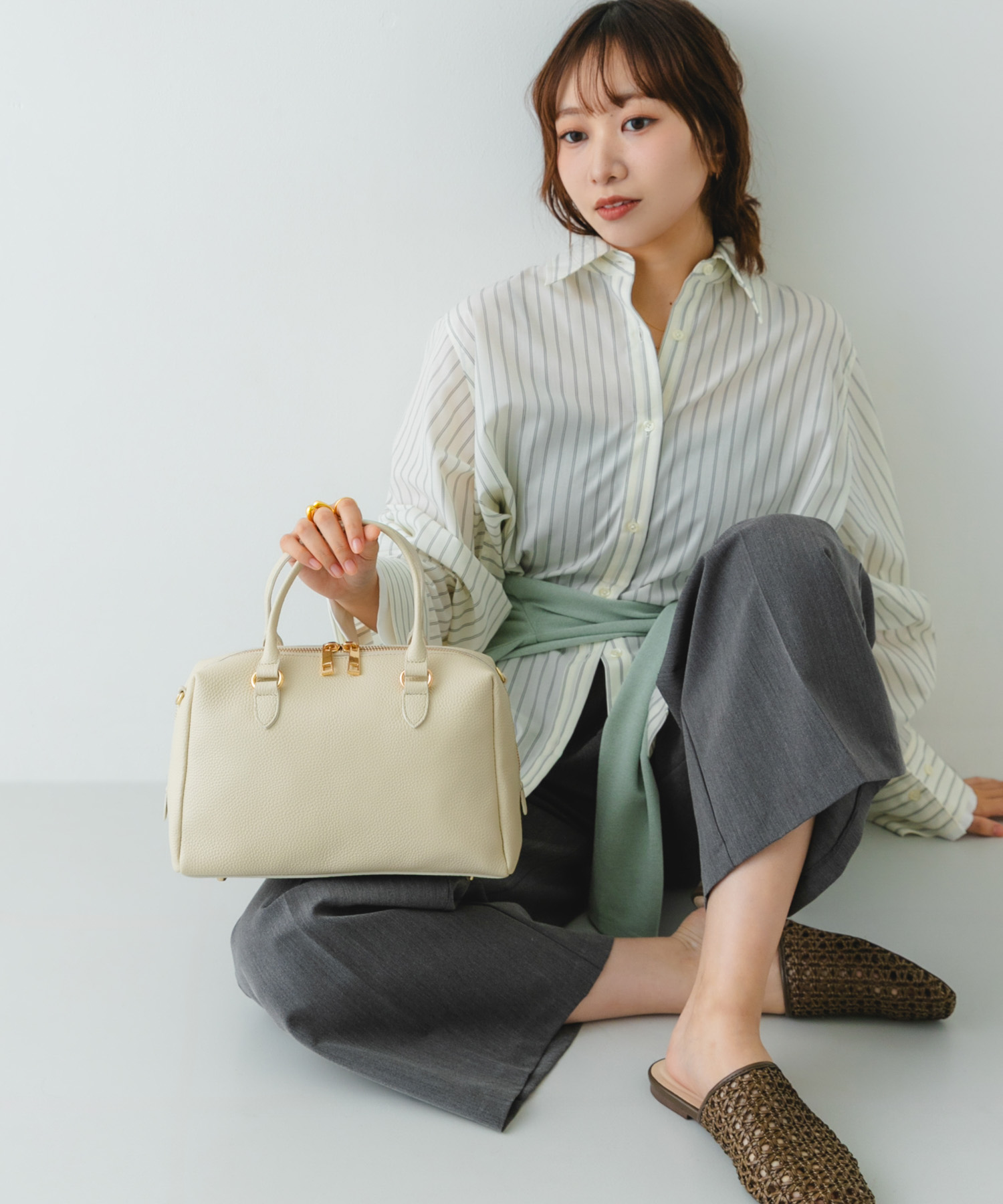 レザーボストンバッグ OFF one