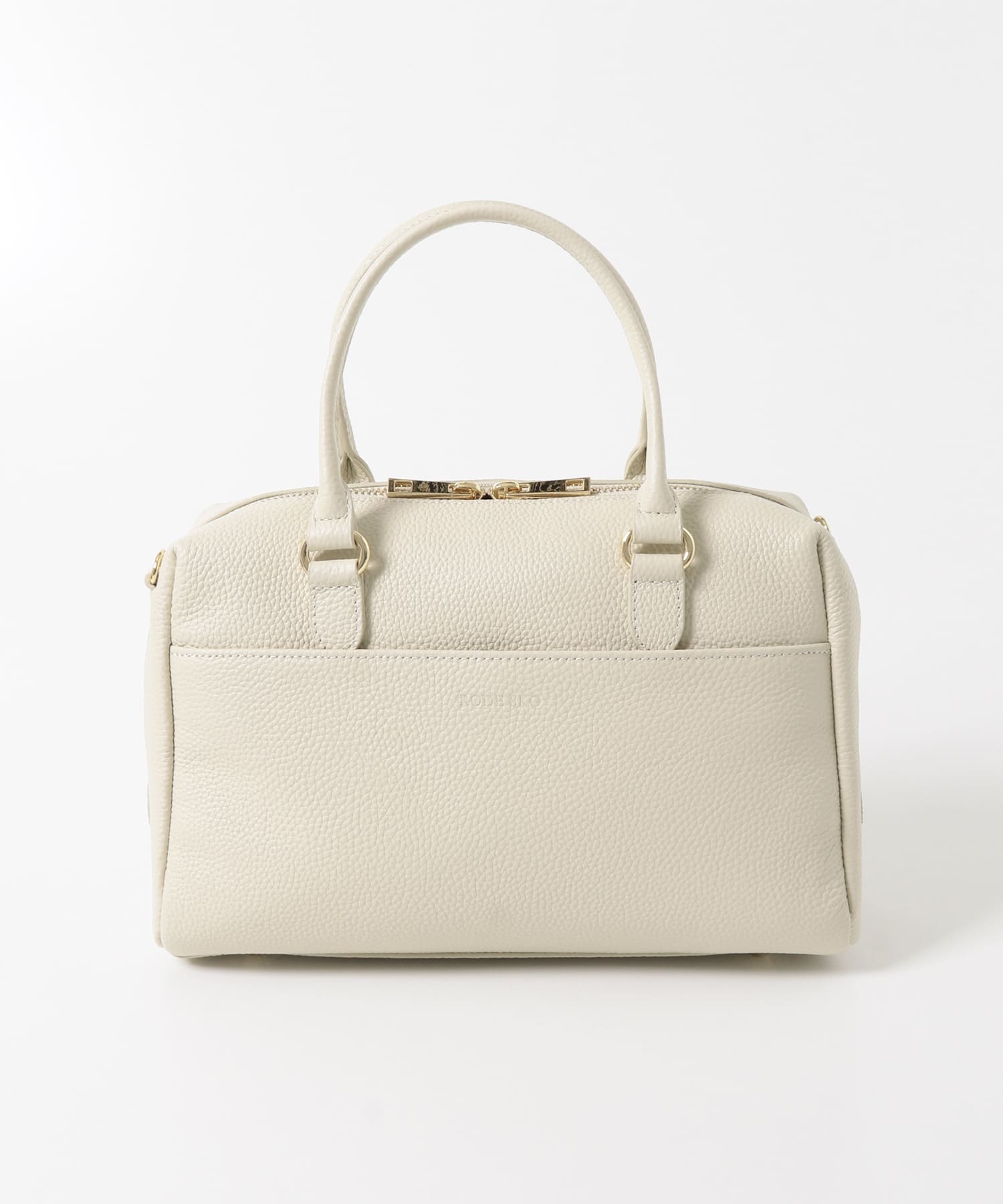 『Mサイズ』レザーボストンバッグ OFF one