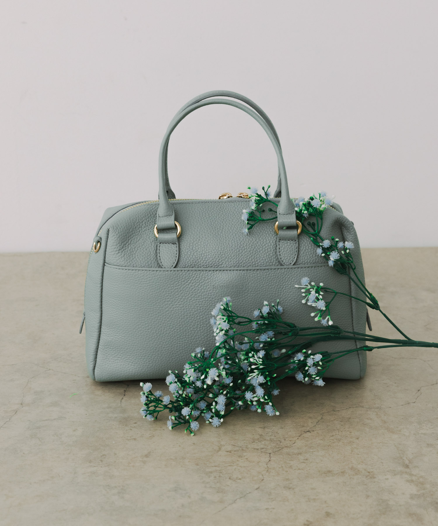 レザーボストンバッグ