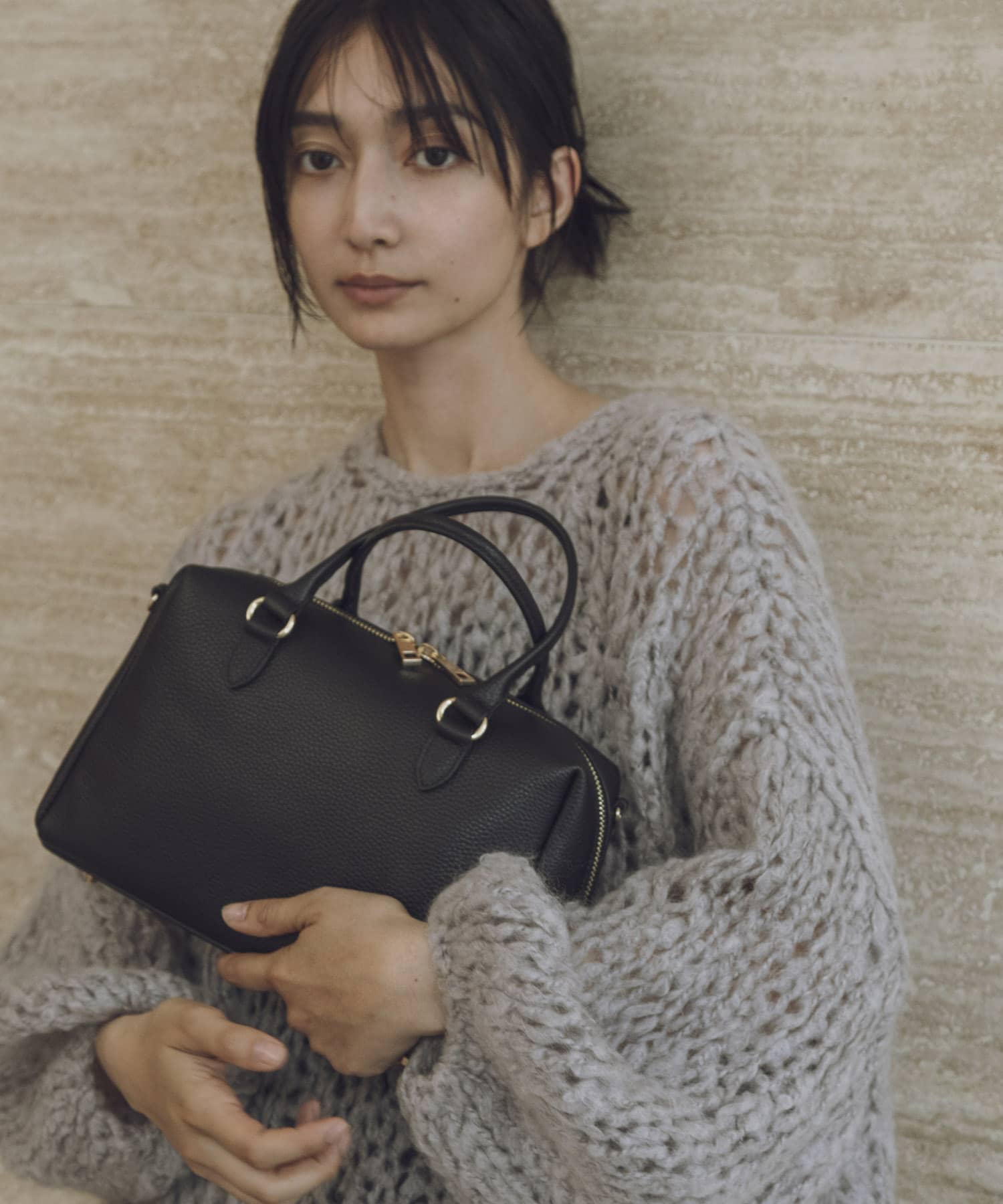 『Mサイズ』レザーボストンバッグ