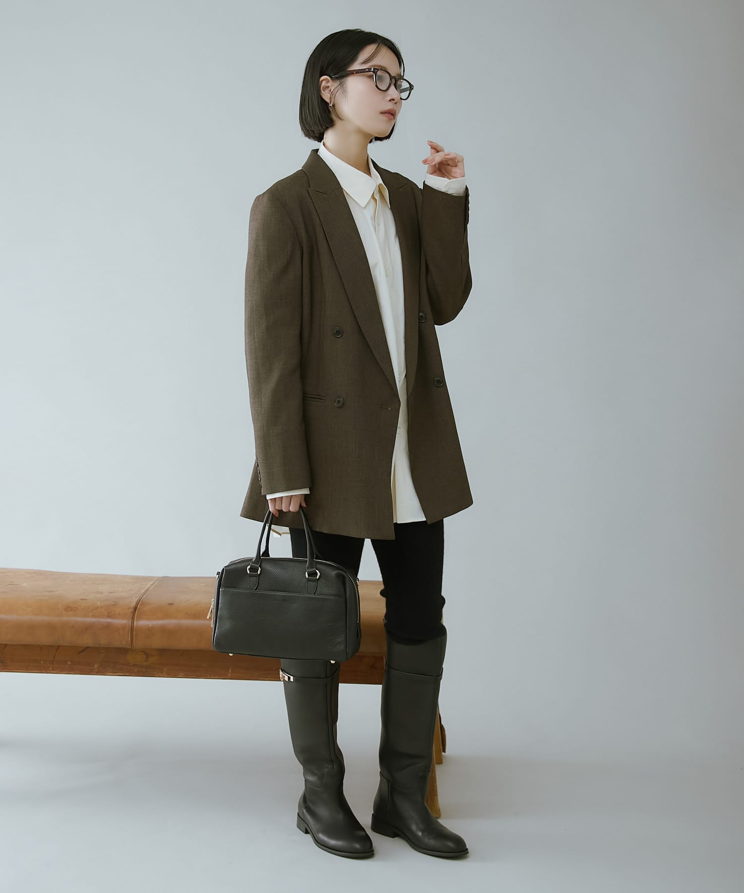 Mサイズ』レザーボストンバッグ(one BLACK): バッグ｜URBAN RESEARCH