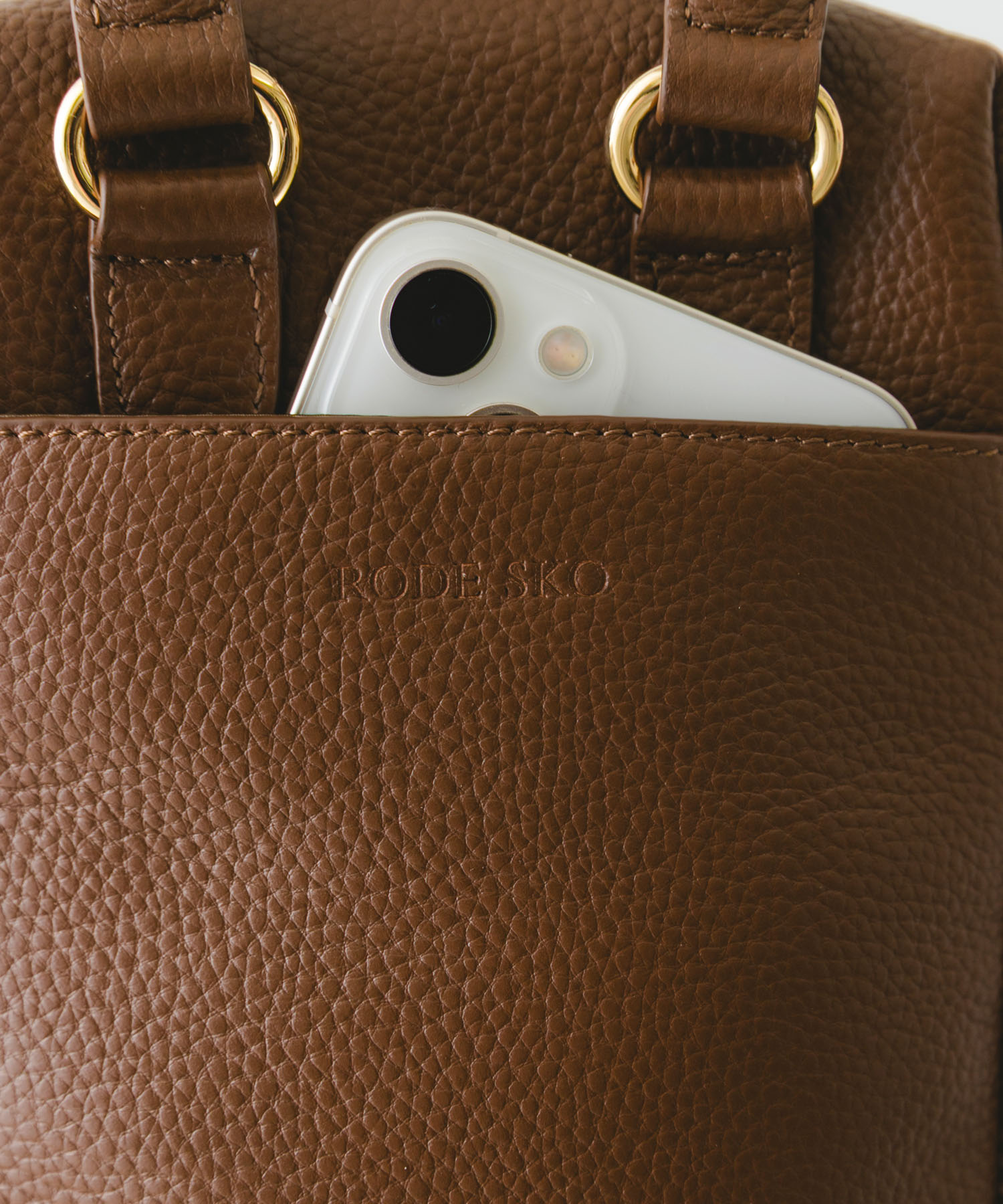 レザーミニボストンバッグ BROWN one