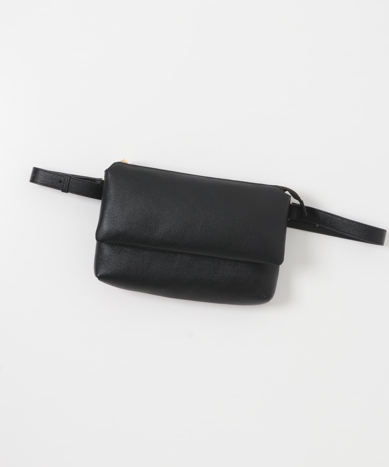 レザーボディバッグ BLACK one