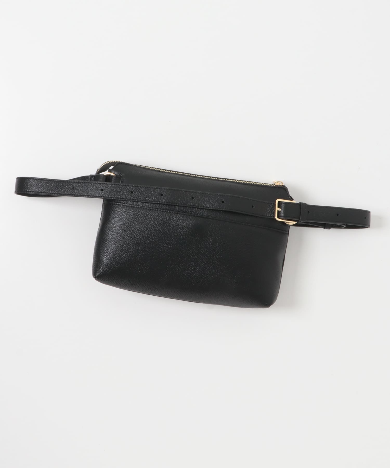 レザーボディバッグ BLACK one
