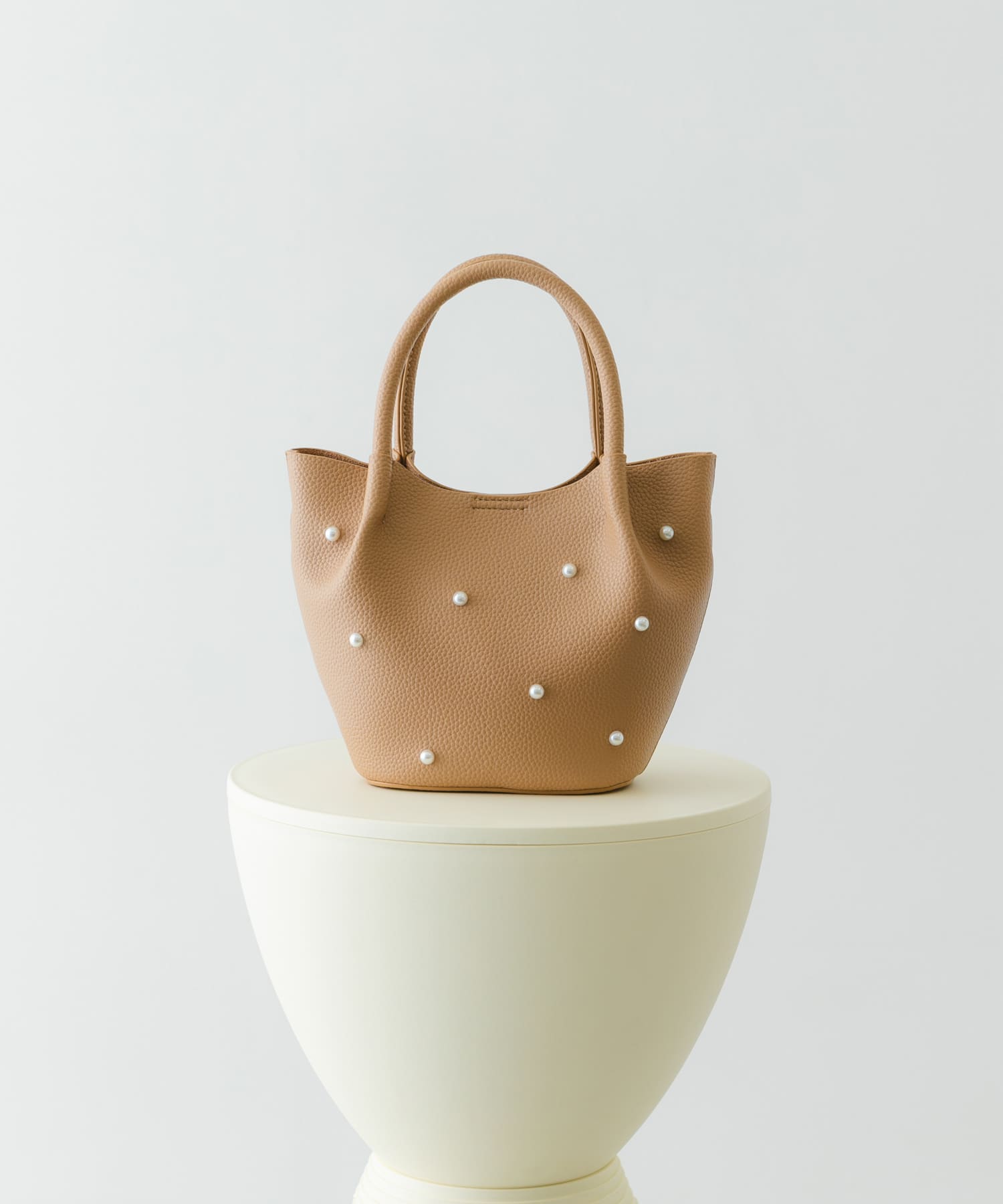 インバッグ付ミニパールバッグ