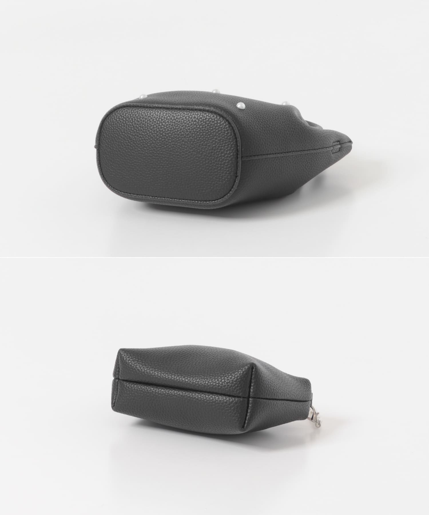 インバッグ付ミニパールバッグ BLACK one