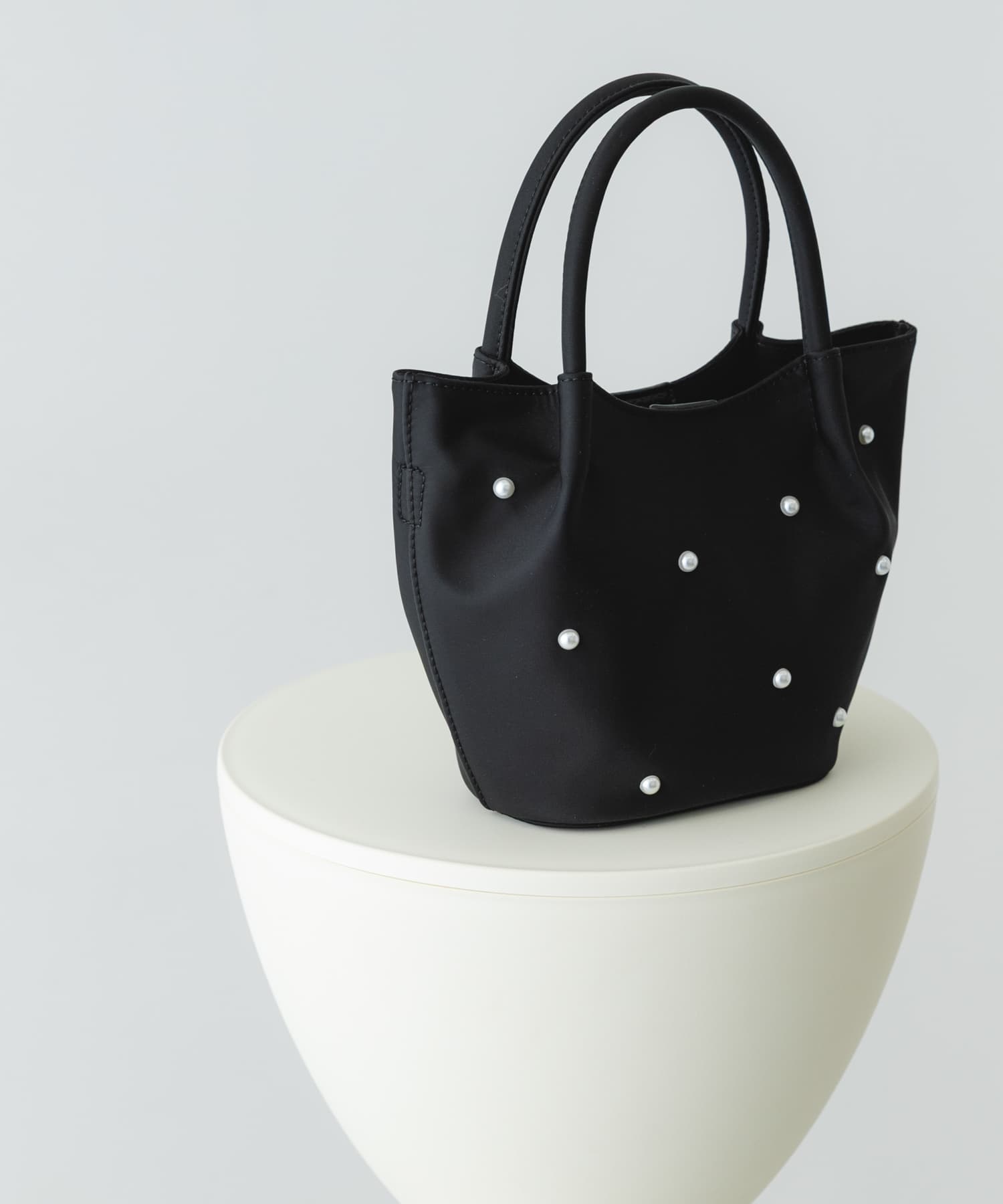 インバッグ付ミニパールバッグ BLACK/Ny one