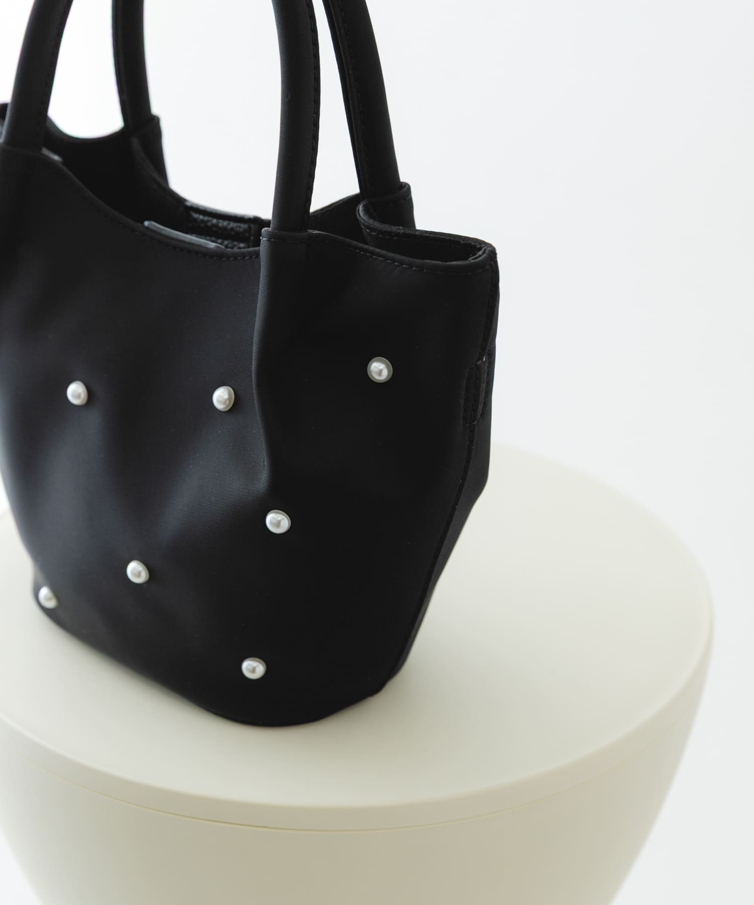 インバッグ付ミニパールバッグ BLACK/Ny one