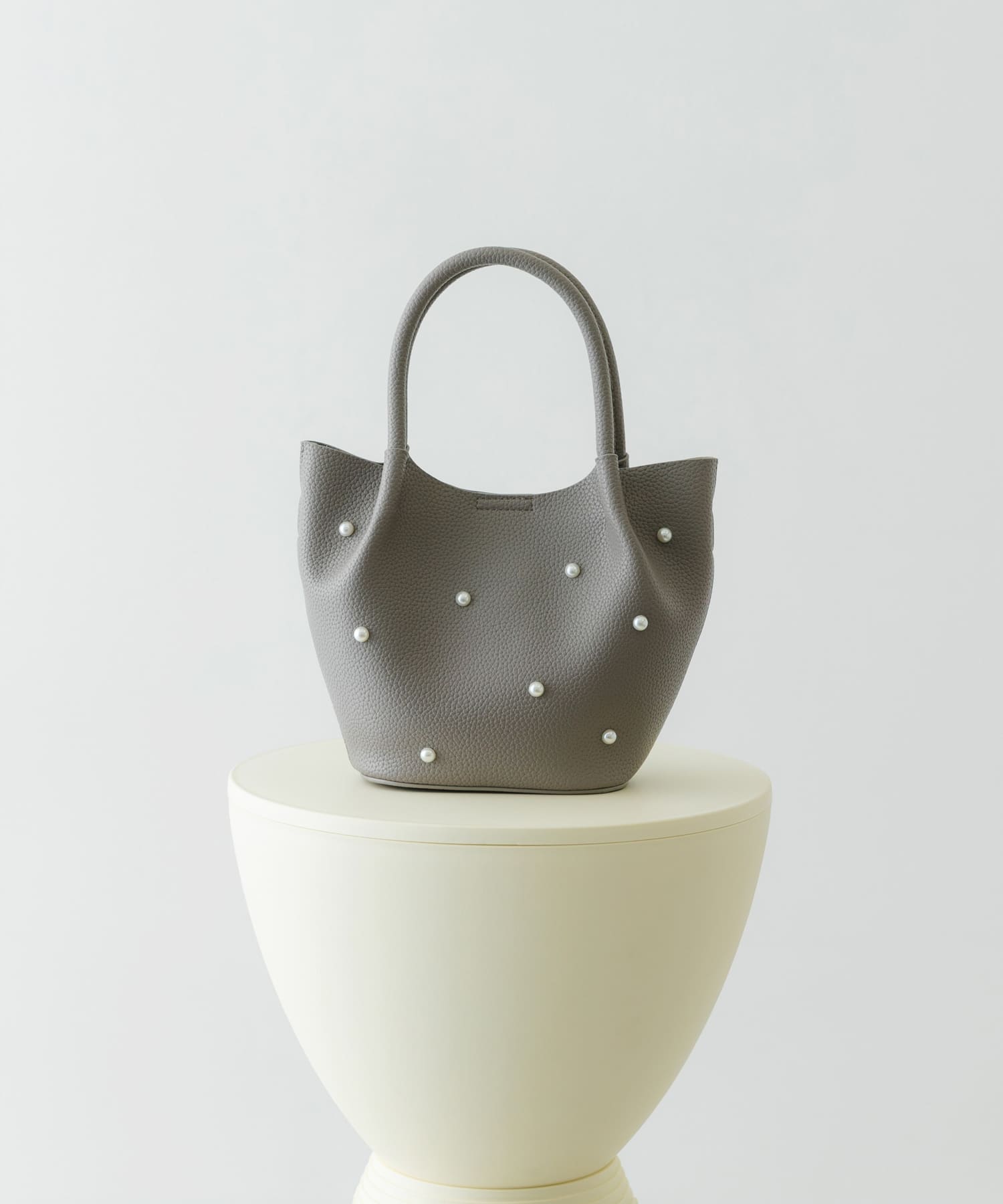 インバッグ付ミニパールバッグ GRAY one