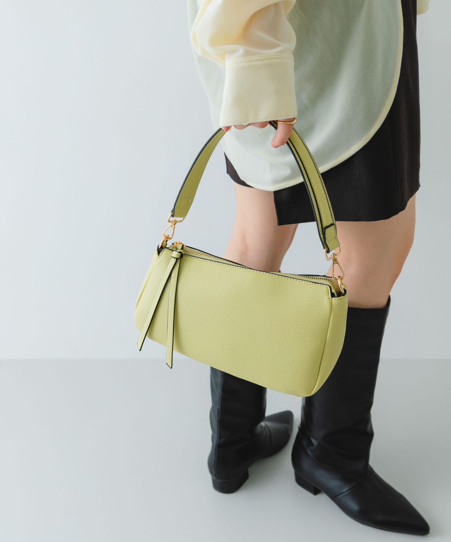 ななめ2WAYショルダーバッグ LIME One