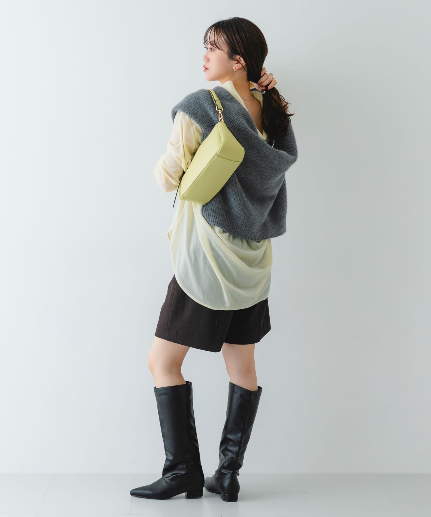 ななめ2WAYショルダーバッグ LIME One