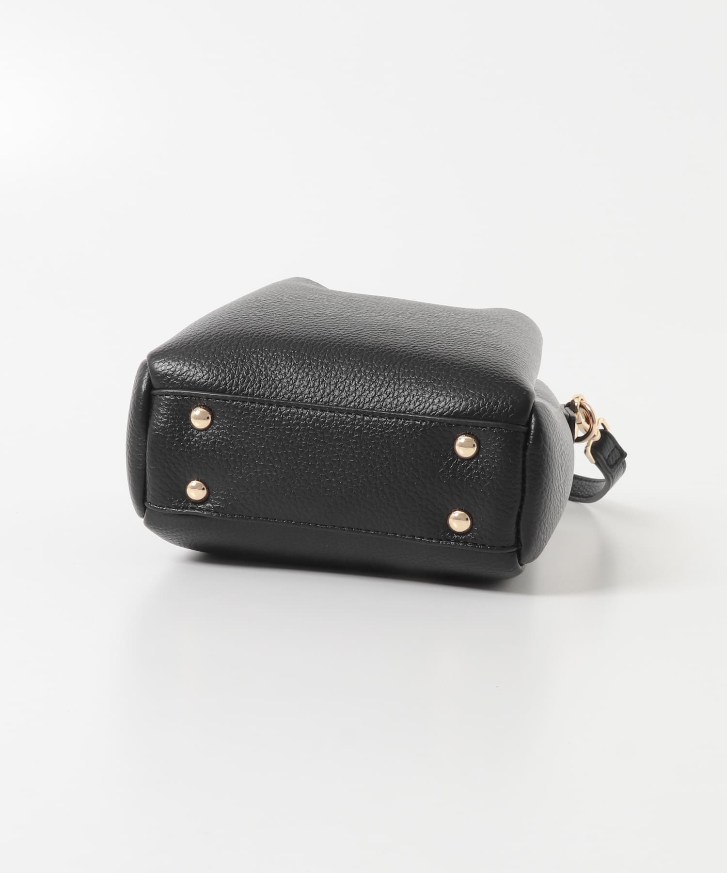 フロントポケットタテナガショルダーバッグ BLACK One