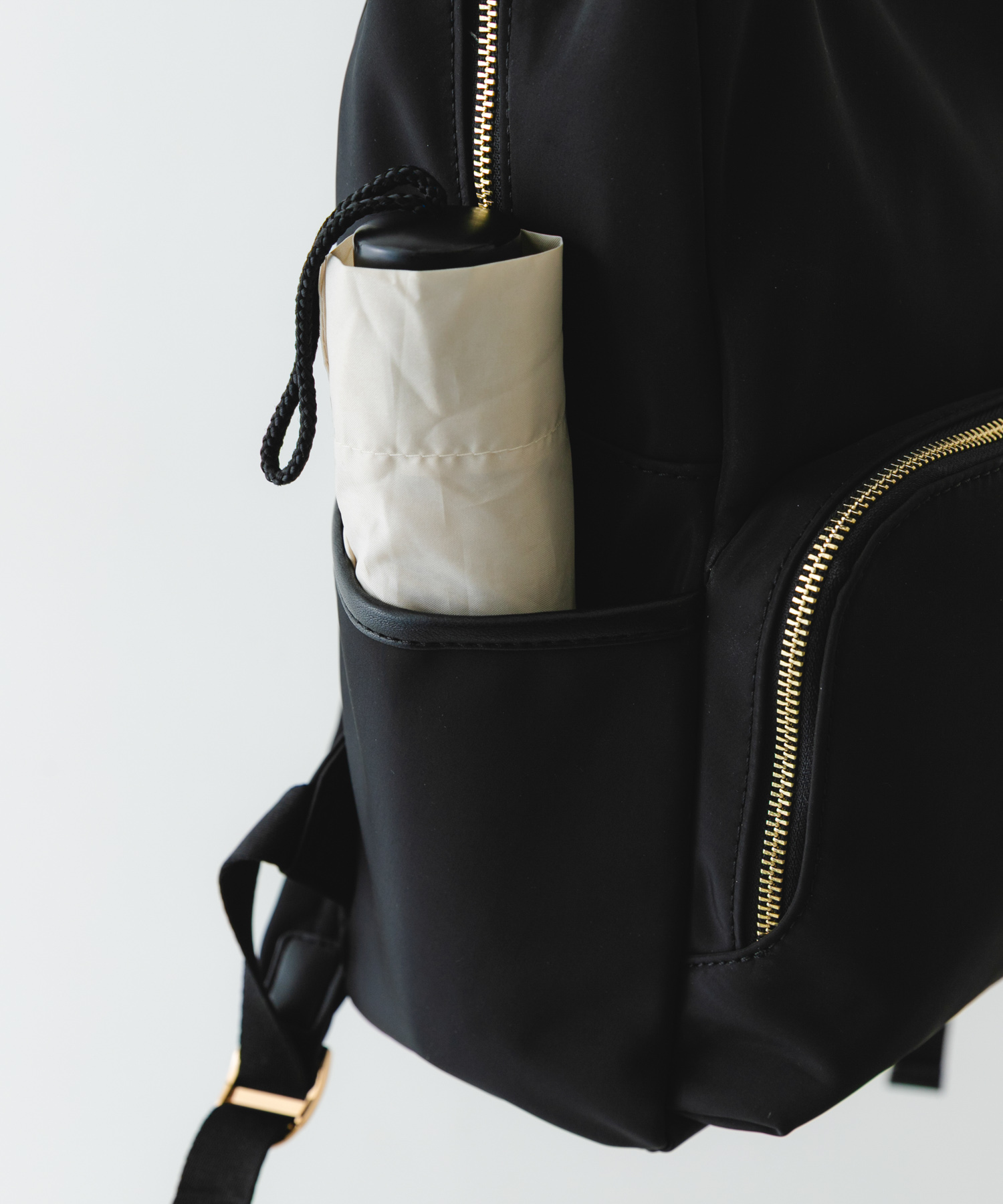 10ポケット撥水リュック BLACK One
