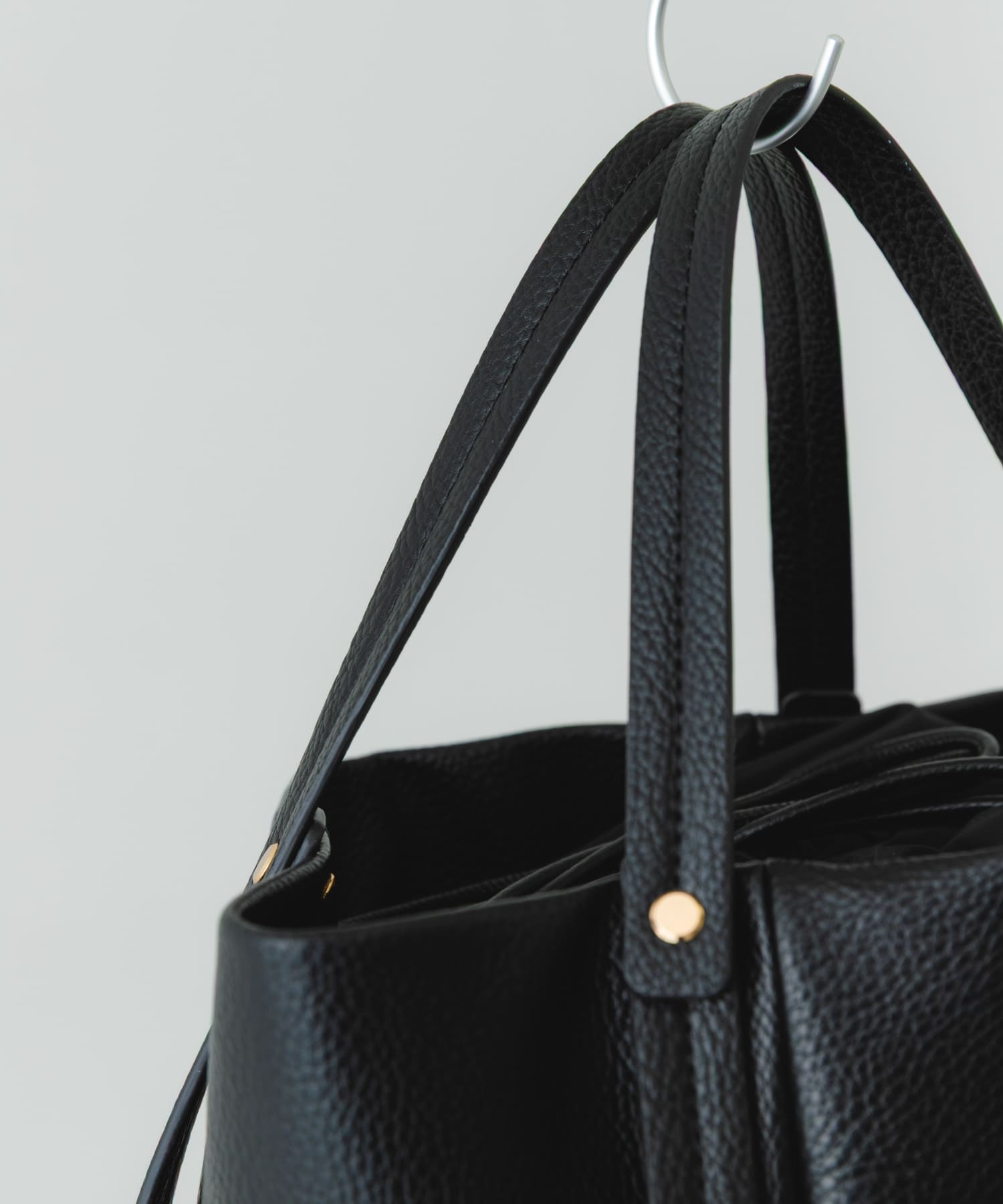 2WAYバケツバッグ BLACK One