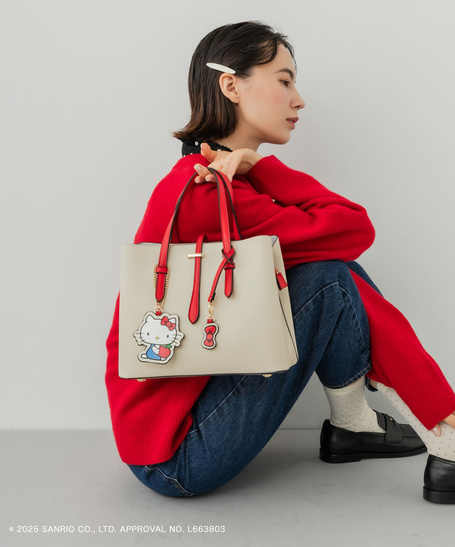 サンリオキャラクターズ チャーム付バッグ