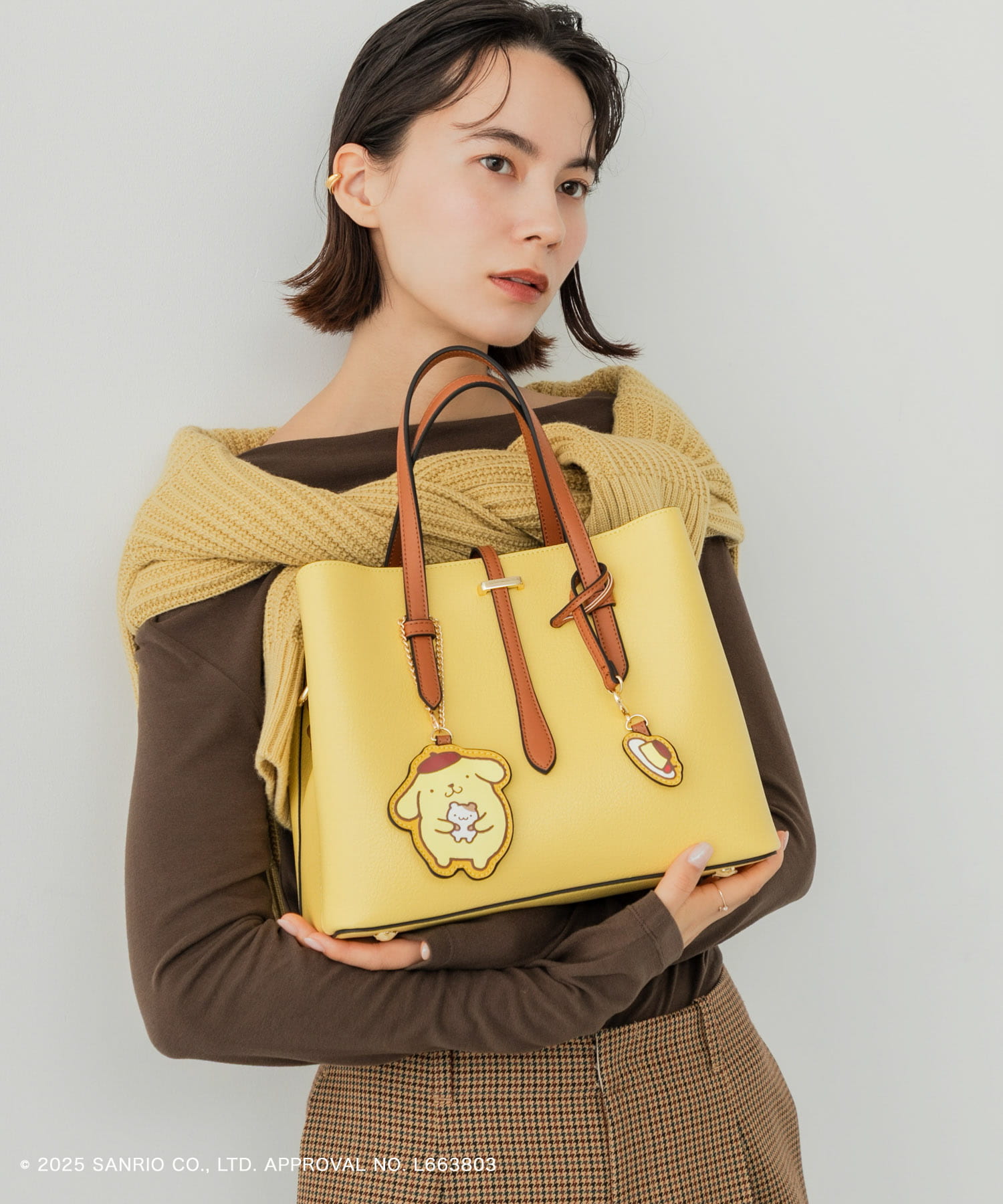 サンリオキャラクターズ チャーム付バッグ YELxCML One