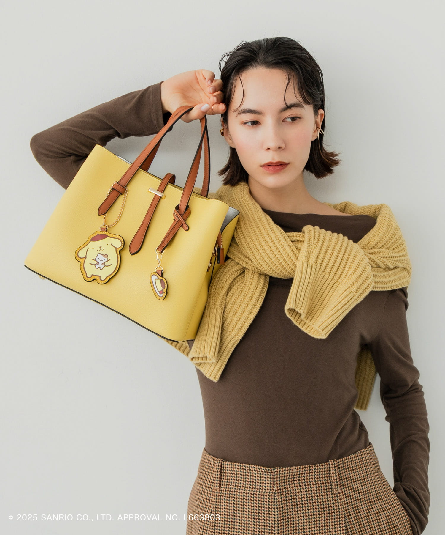 サンリオキャラクターズ チャーム付バッグ YELxCML One