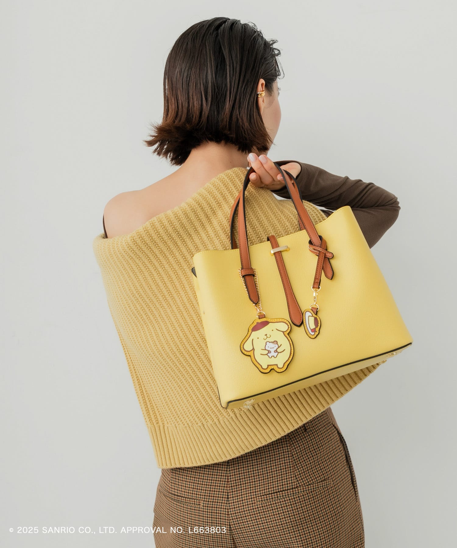 サンリオキャラクターズ チャーム付バッグ YELxCML One