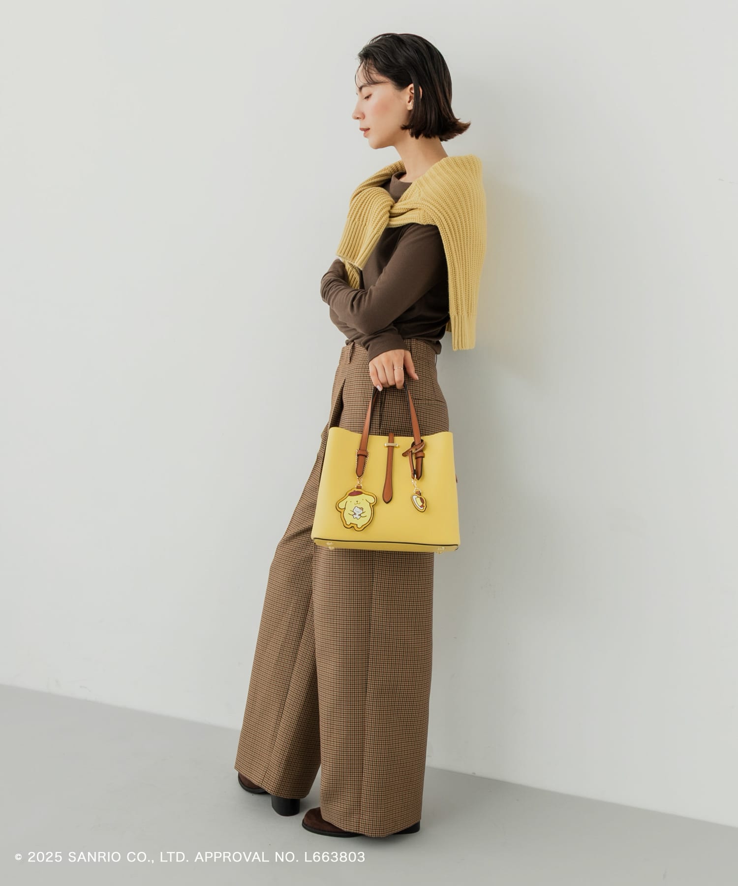 サンリオキャラクターズ チャーム付バッグ YELxCML One