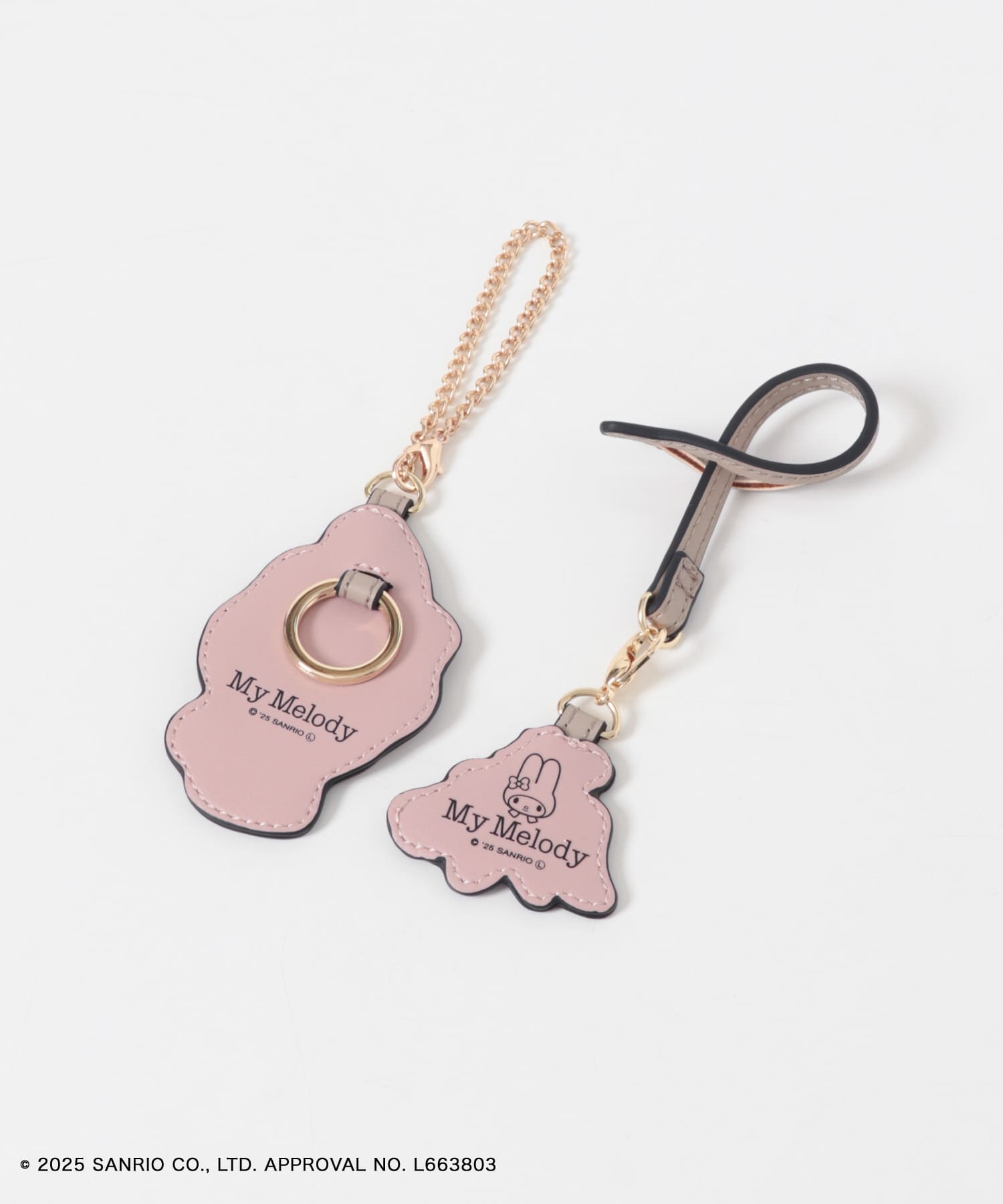 サンリオキャラクターズ チャーム付バッグ PINKxGRG One