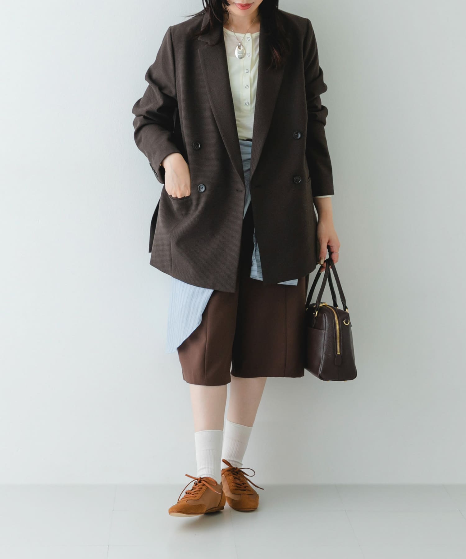 『WEB/一部店舗限定』ストレッチシューレースシューズ CAMEL 36