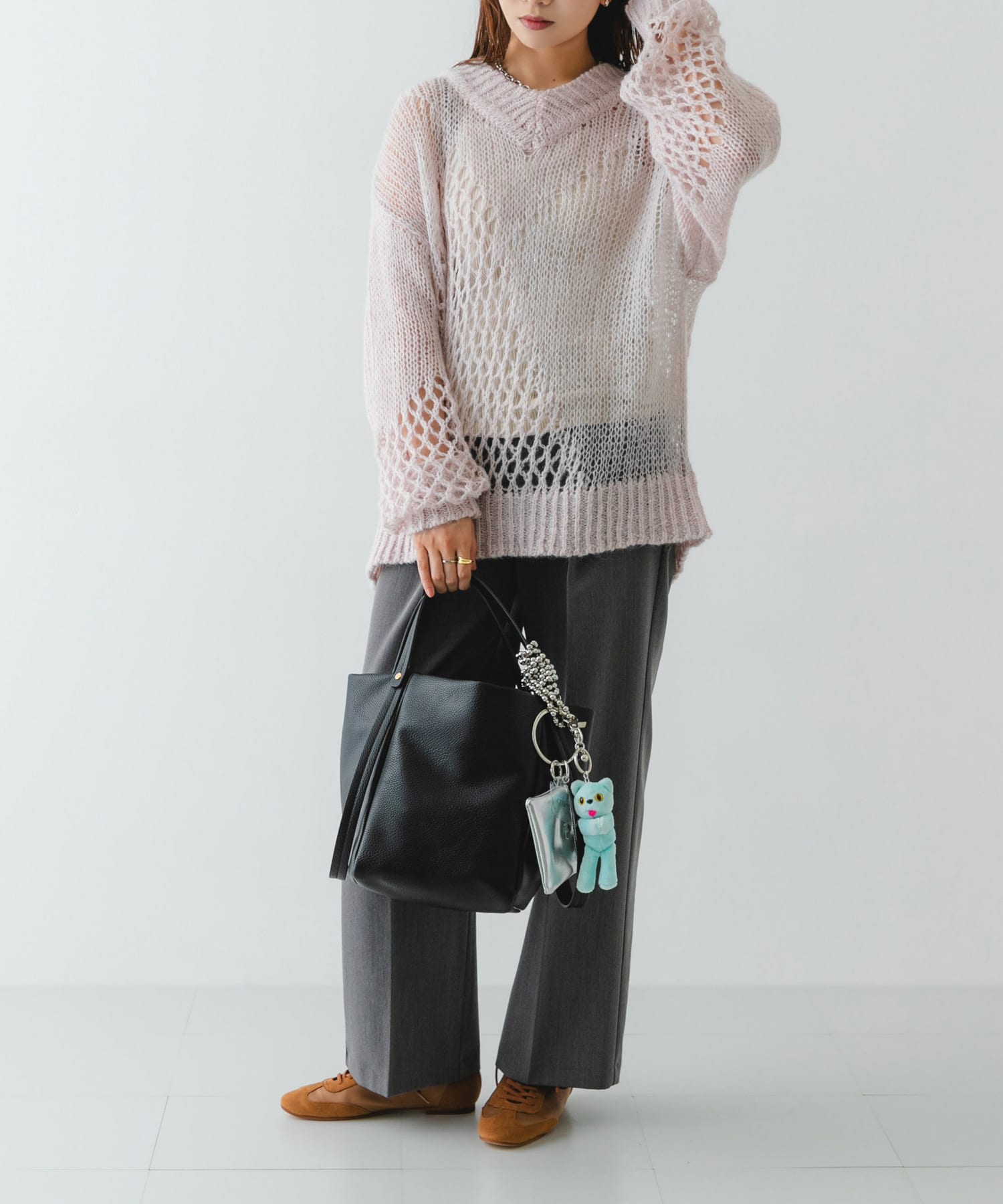 『WEB/一部店舗限定』ストレッチシューレースシューズ CAMEL 36