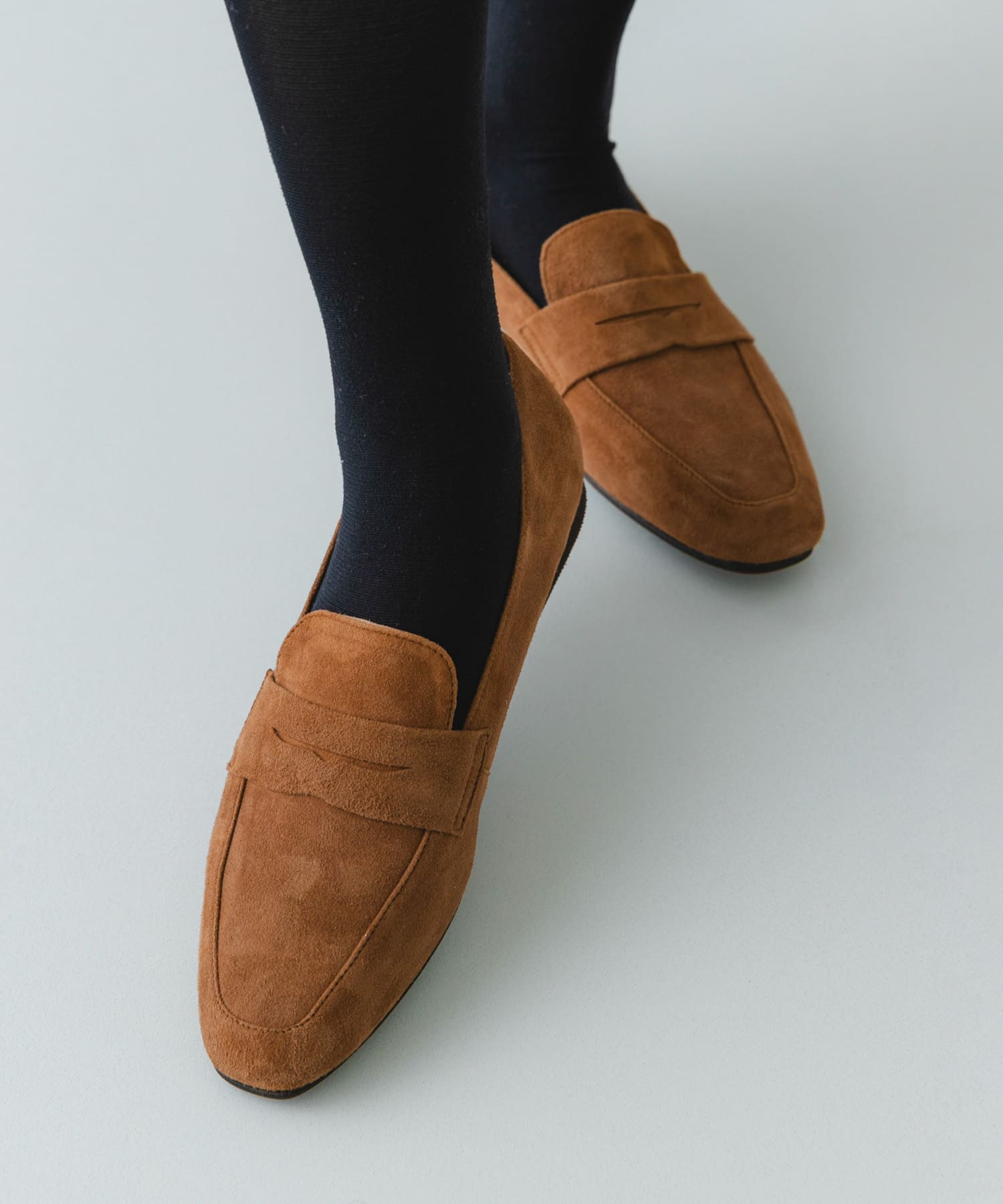 『WEB限定/一部店舗限定』『リアルレザー』レザーローファー CAMEL 36