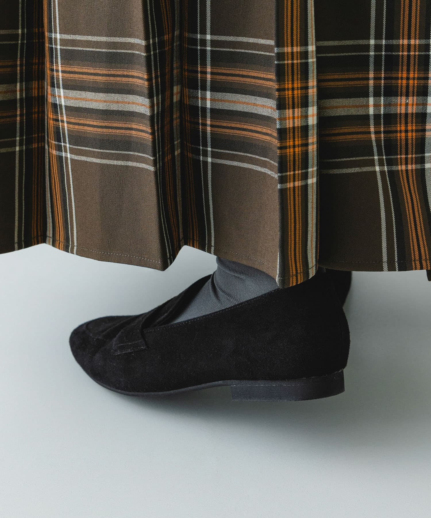 『WEB限定/一部店舗限定』『リアルレザー』レザーローファー BLACK 36