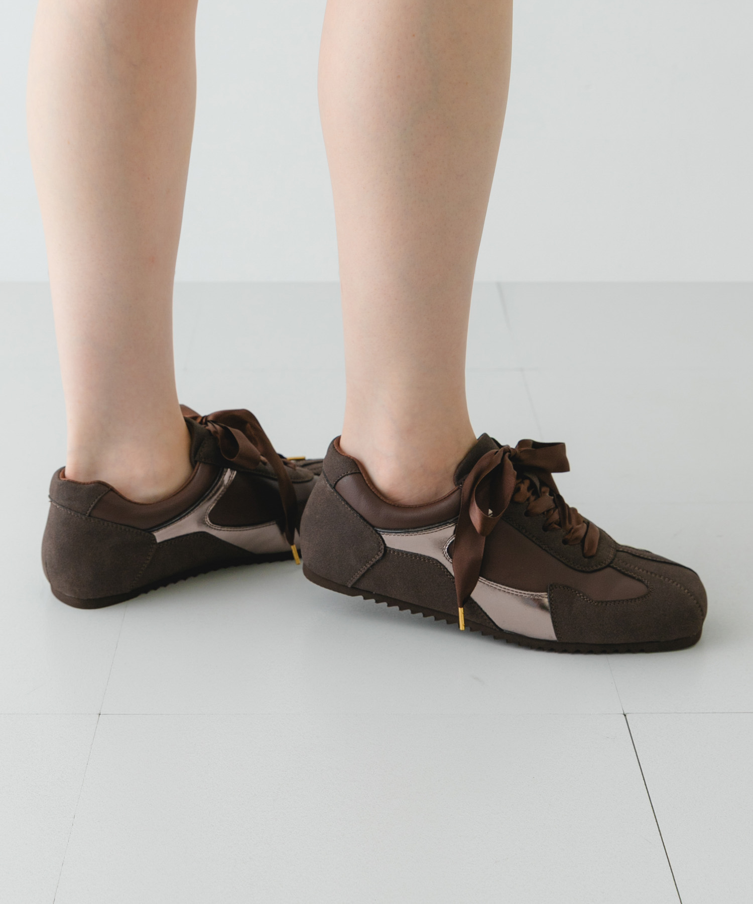 2WAYリボンスニーカー CHOCO 36