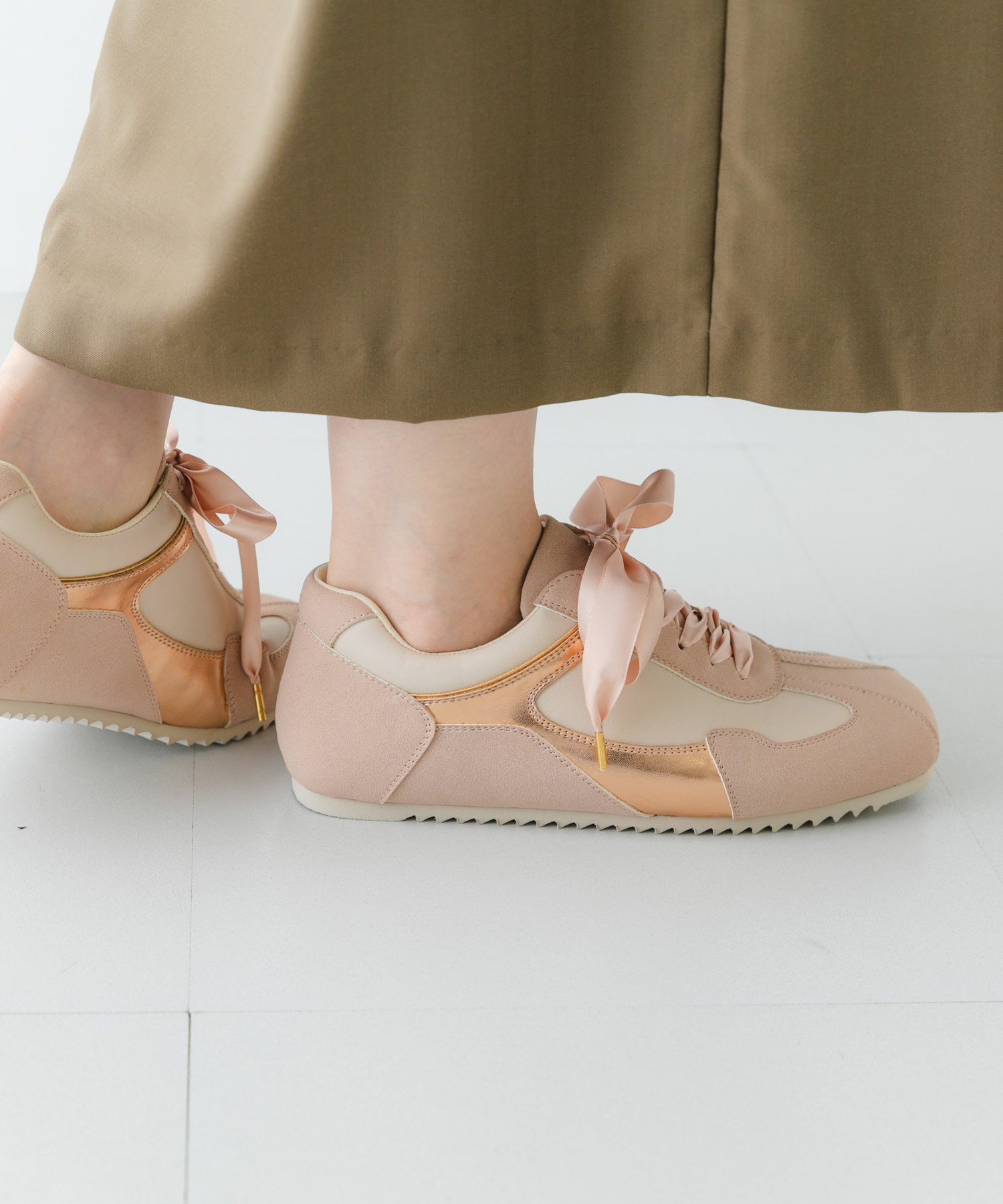 2WAYリボンスニーカー PINK 36