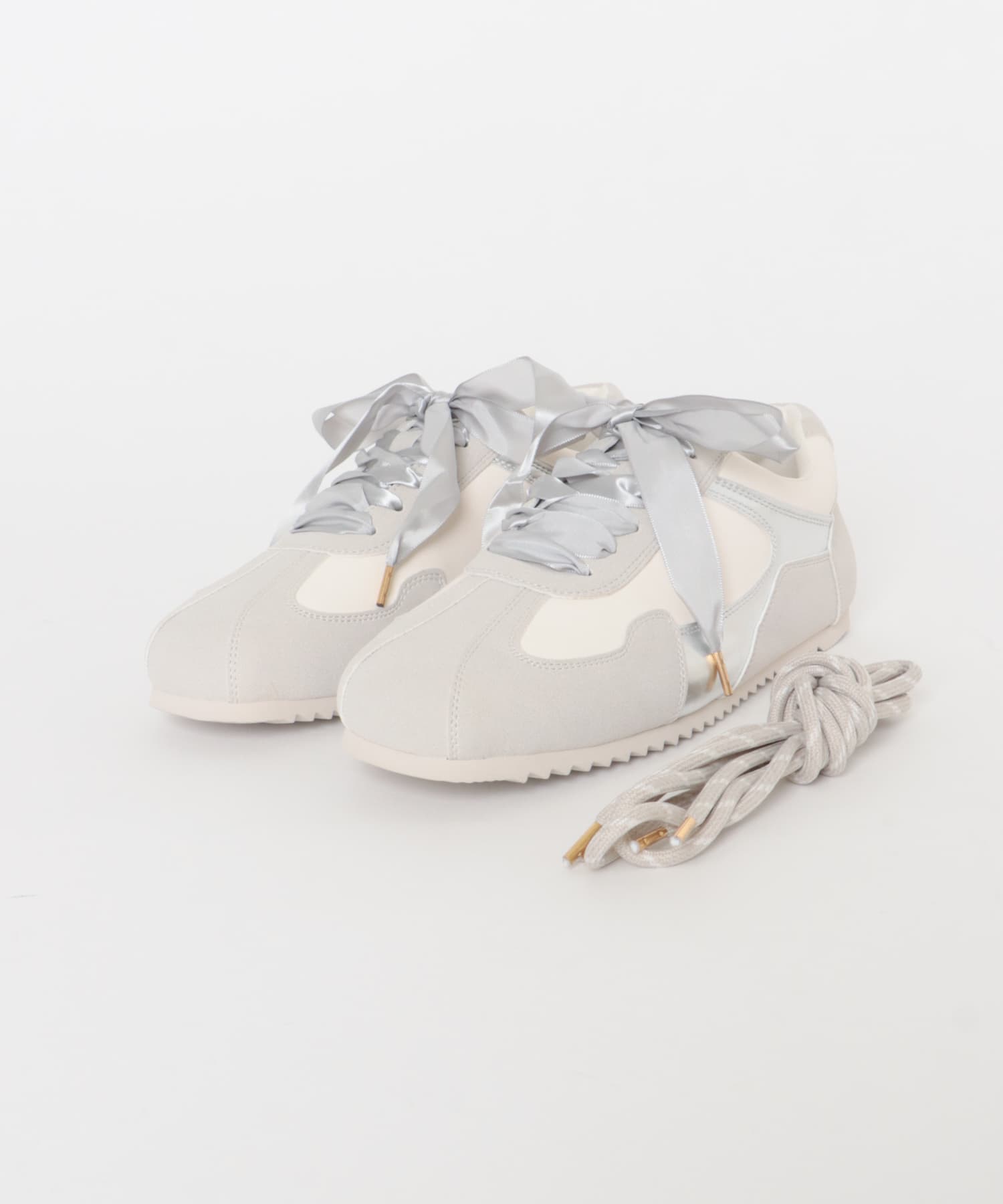 2WAYリボンスニーカー GRAY 36