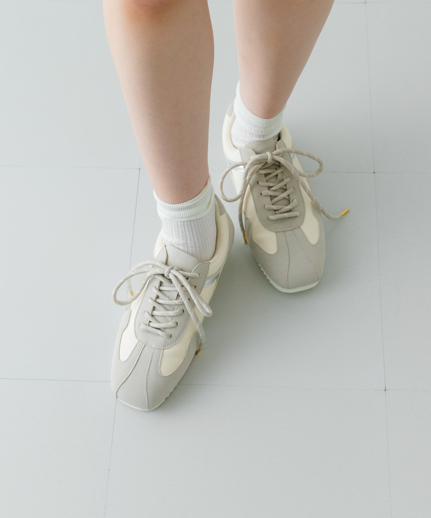 2WAYリボンスニーカー GRAY 36