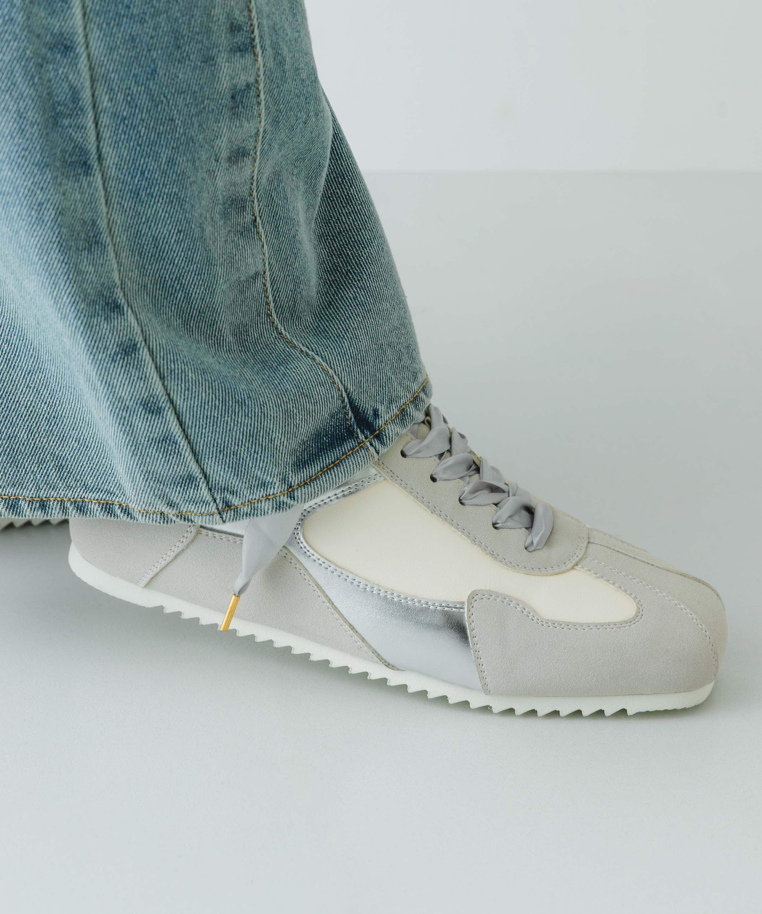 2WAYリボンスニーカー GRAY 37