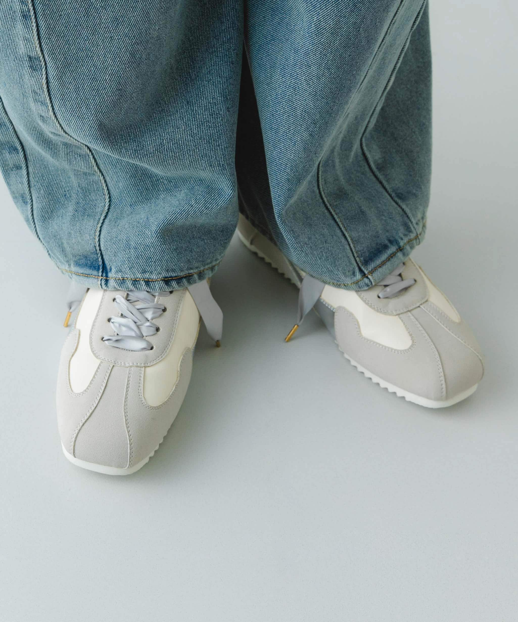 2WAYリボンスニーカー GRAY 37